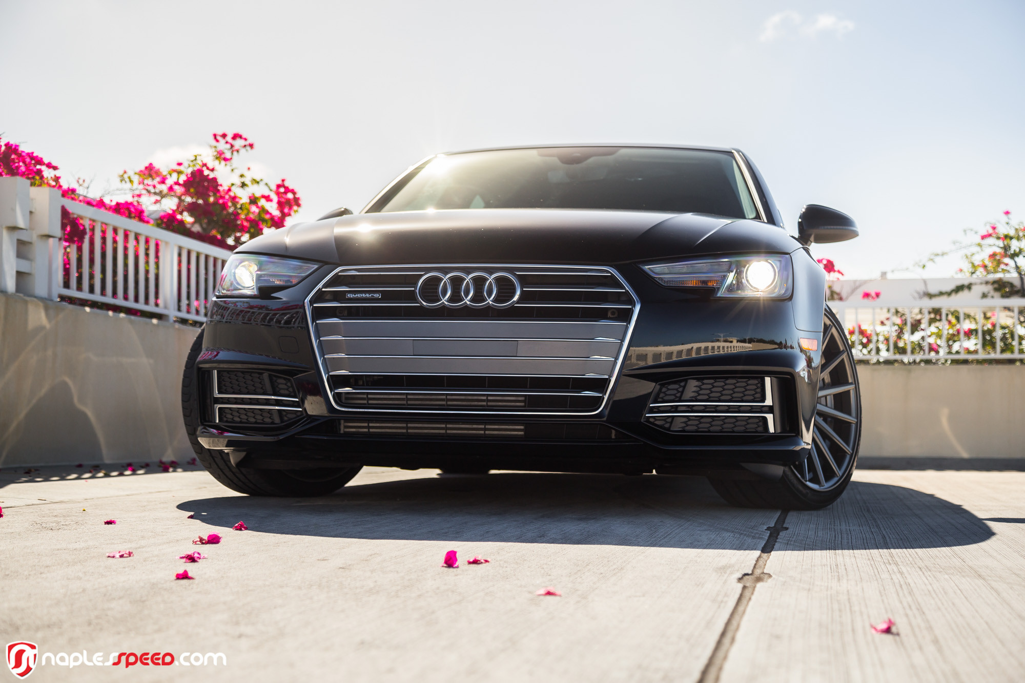Restyled Front End of Audi A4 - Photo by Vossen