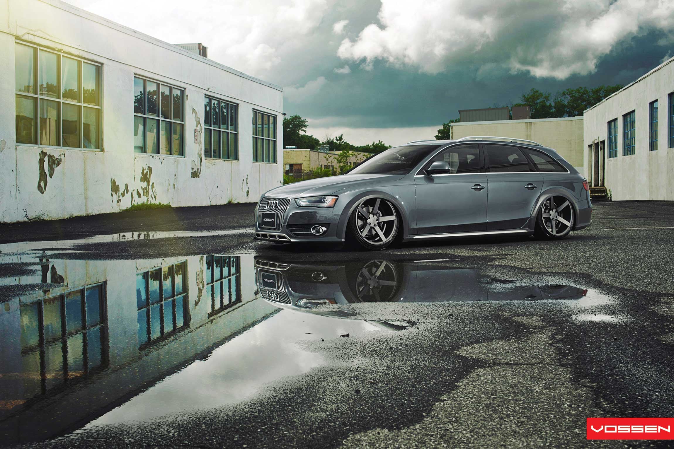 Custom Vossen Rims on Audi A4 - Photo by Vossen
