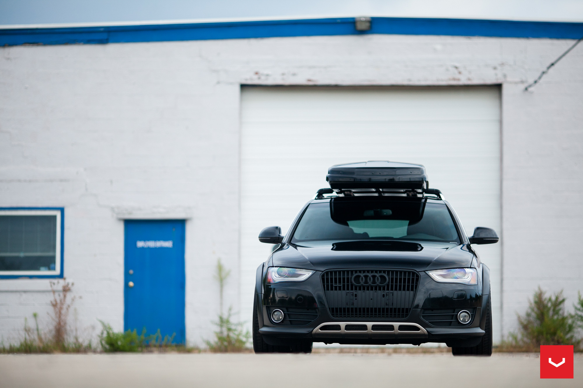 Audi A4 Custom Front Lip - Photo by Vossen