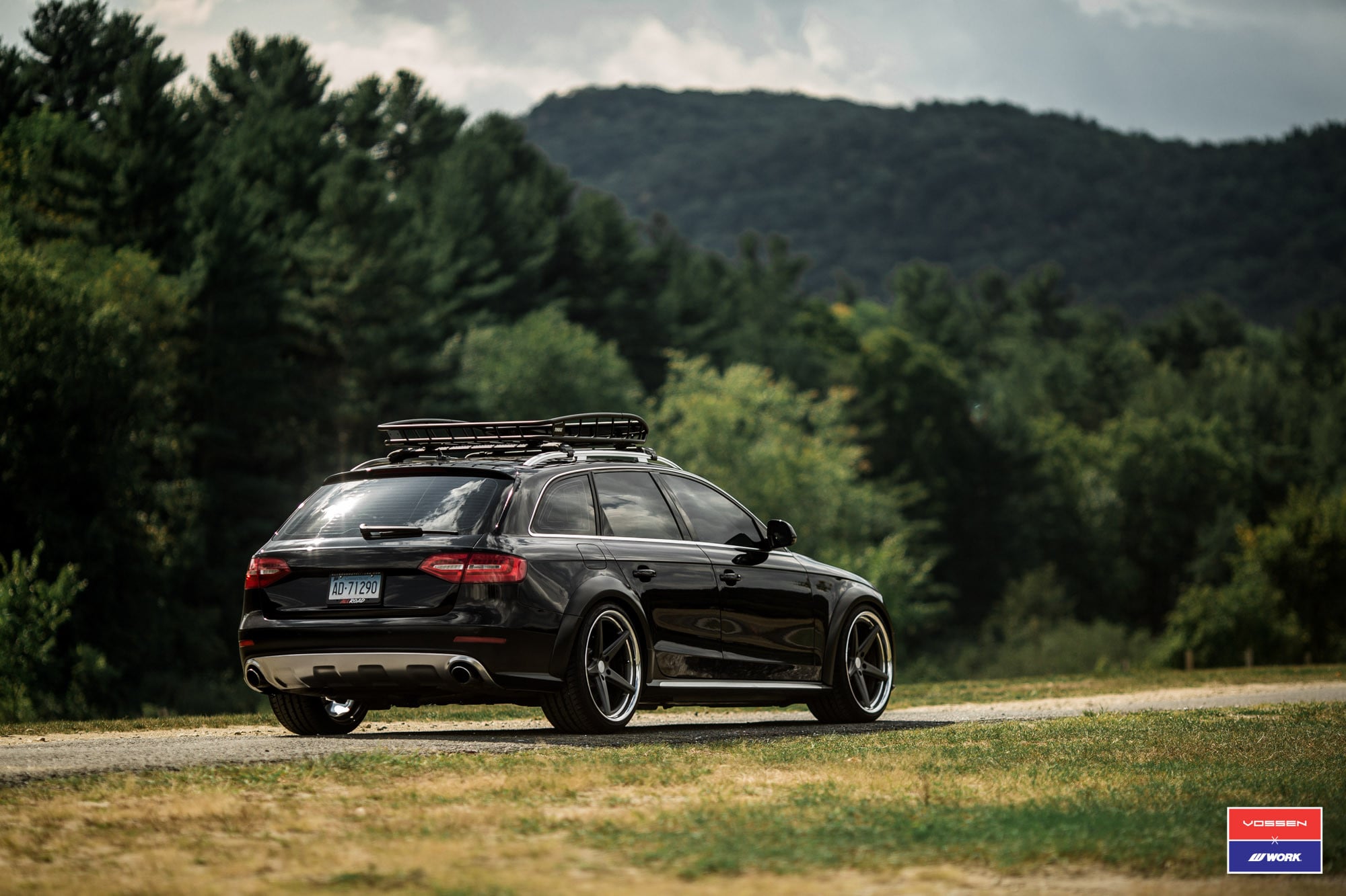 Custom Chrome Rear Bumper Cover on Audi A4 - Photo by Vossen