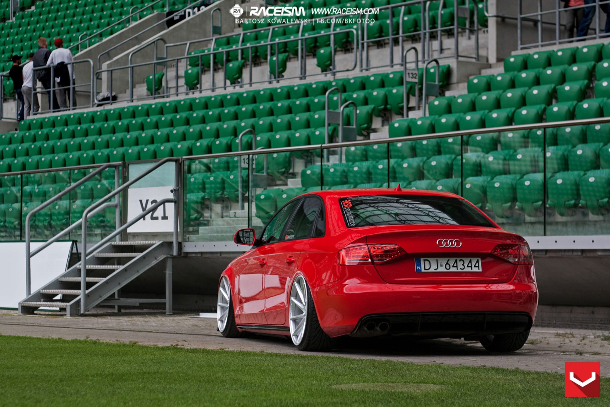 Audi A4 with Aftermarket LED Taillights - Photo by Vossen