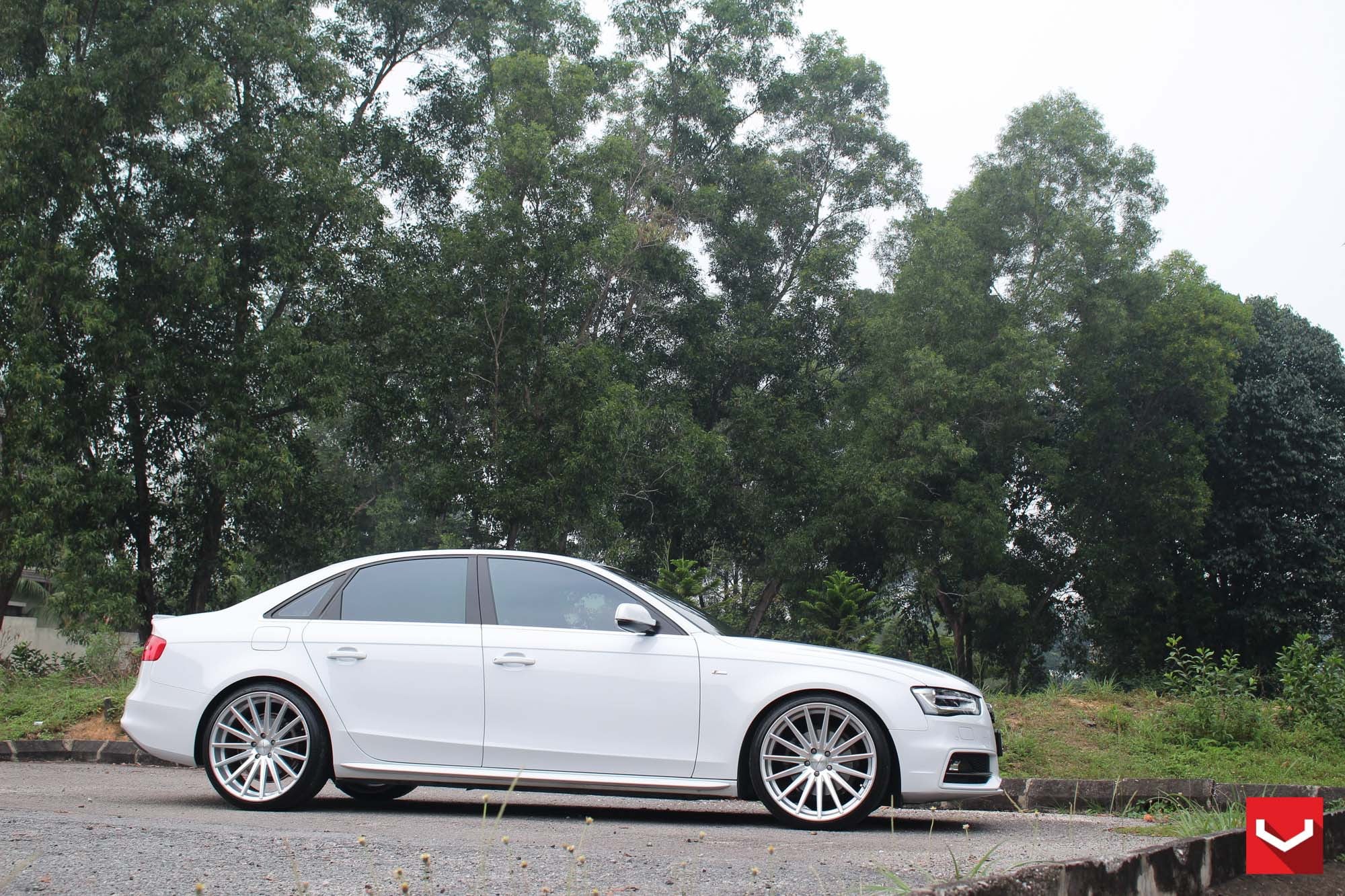 Audi A4 on VFS Series Vossen Rims - Photo by Vossen