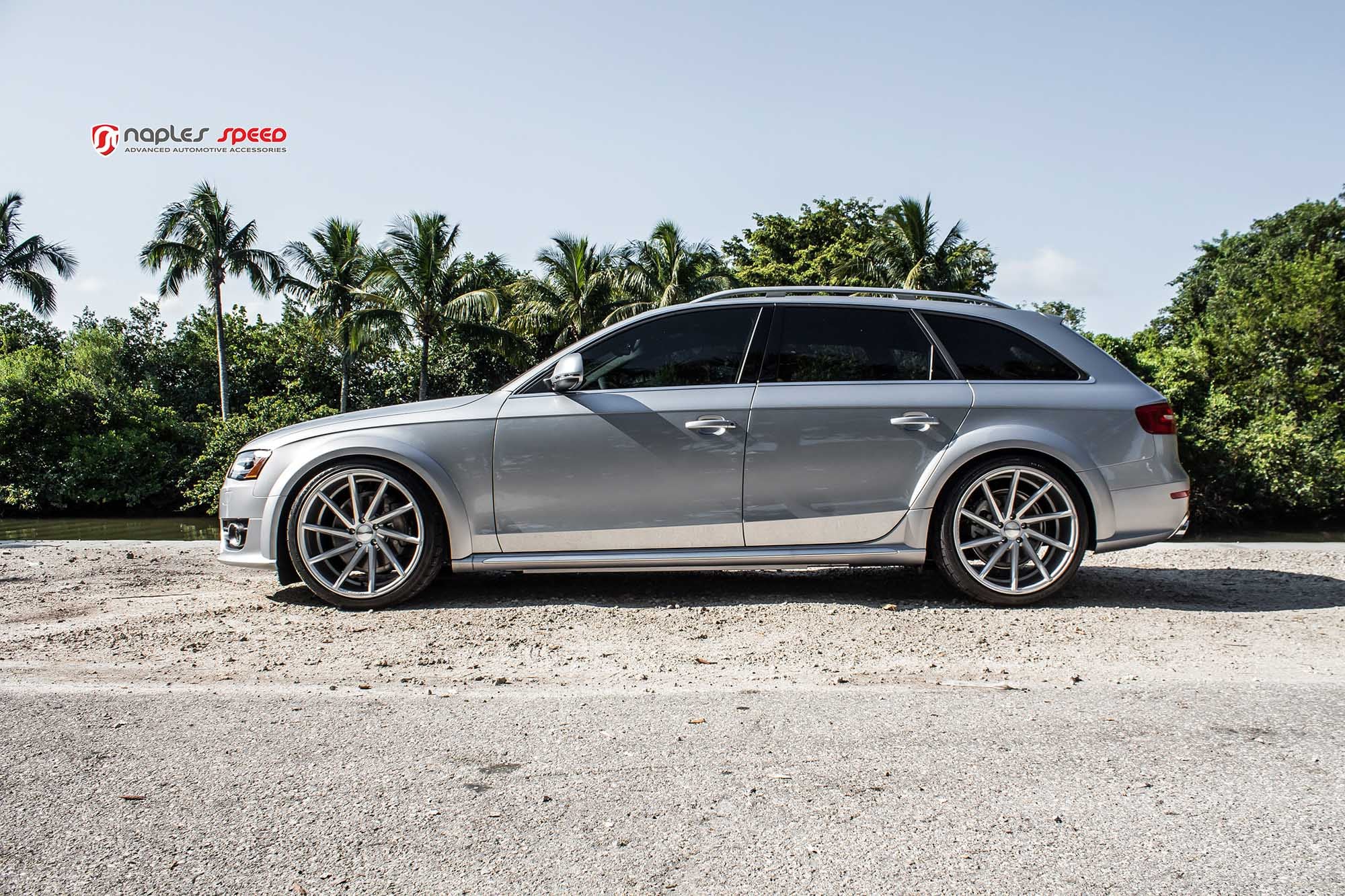Silver Audi A4 on Custom Vossen Wheels - Photo by Vossen