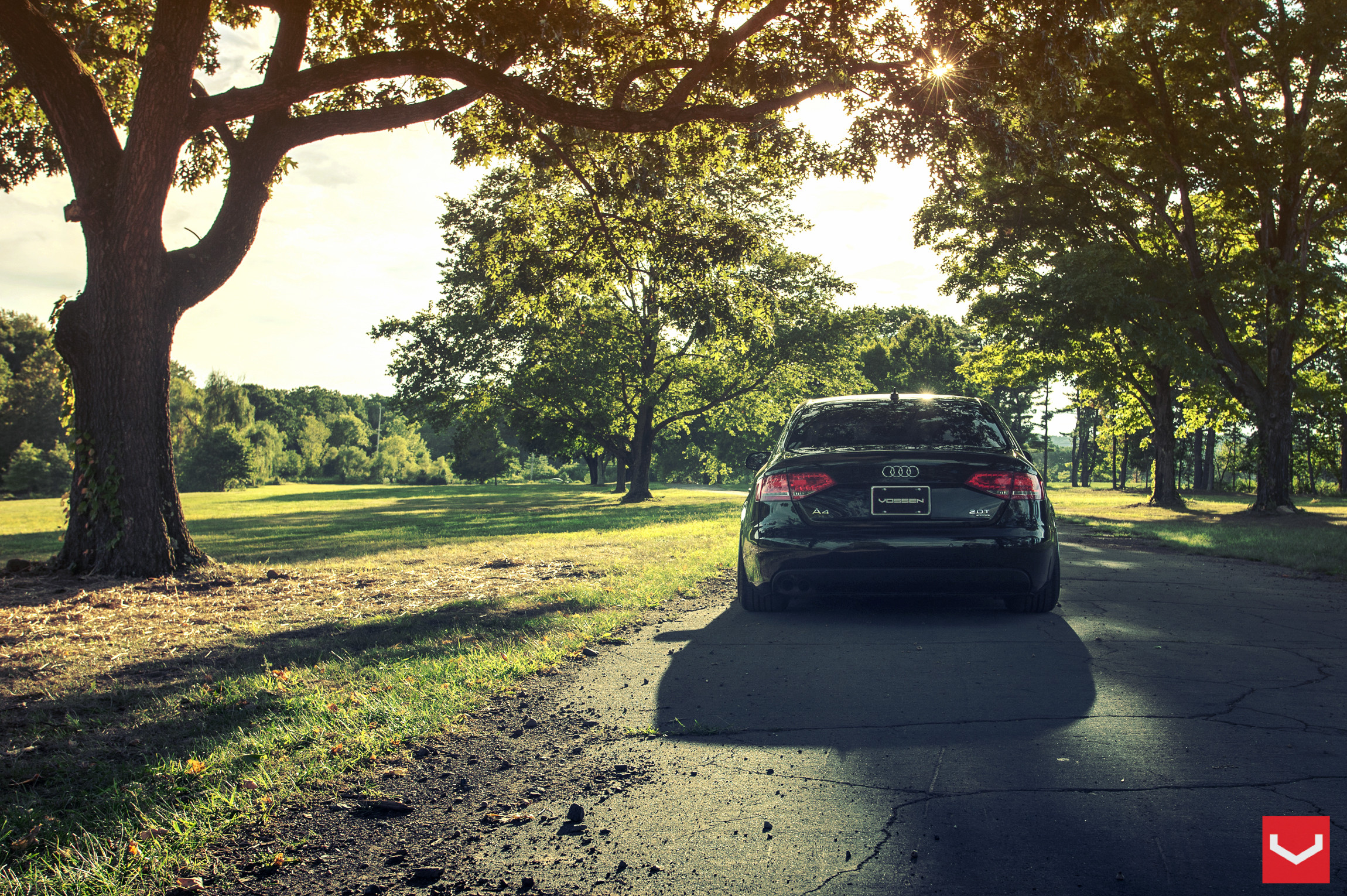 Audi A4 2.0 with Rear Bumper Cover - Photo by Vossen