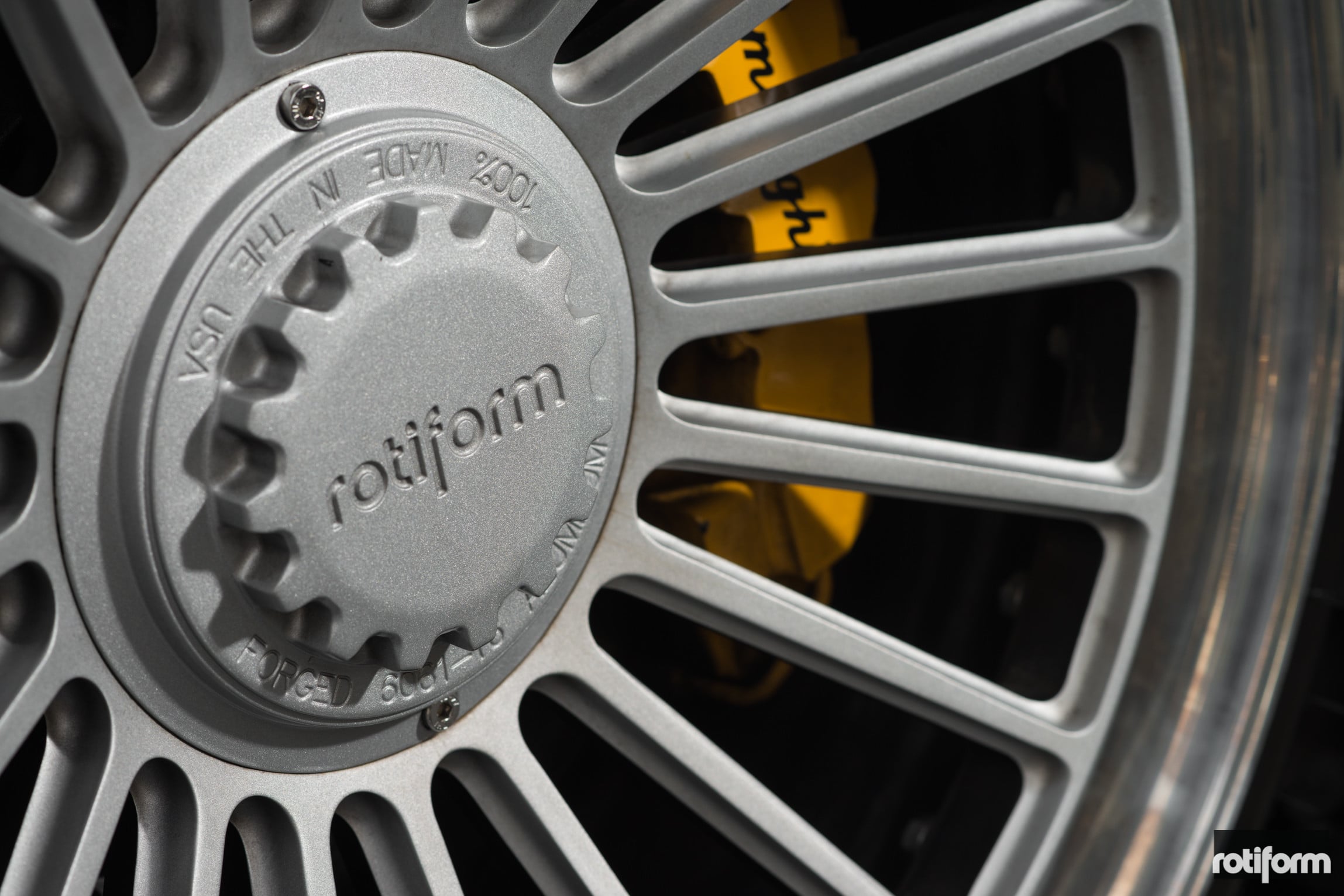 Brushed Anthracite Rotiform Rims on Gray Audi A4 - Photo by Rotiform