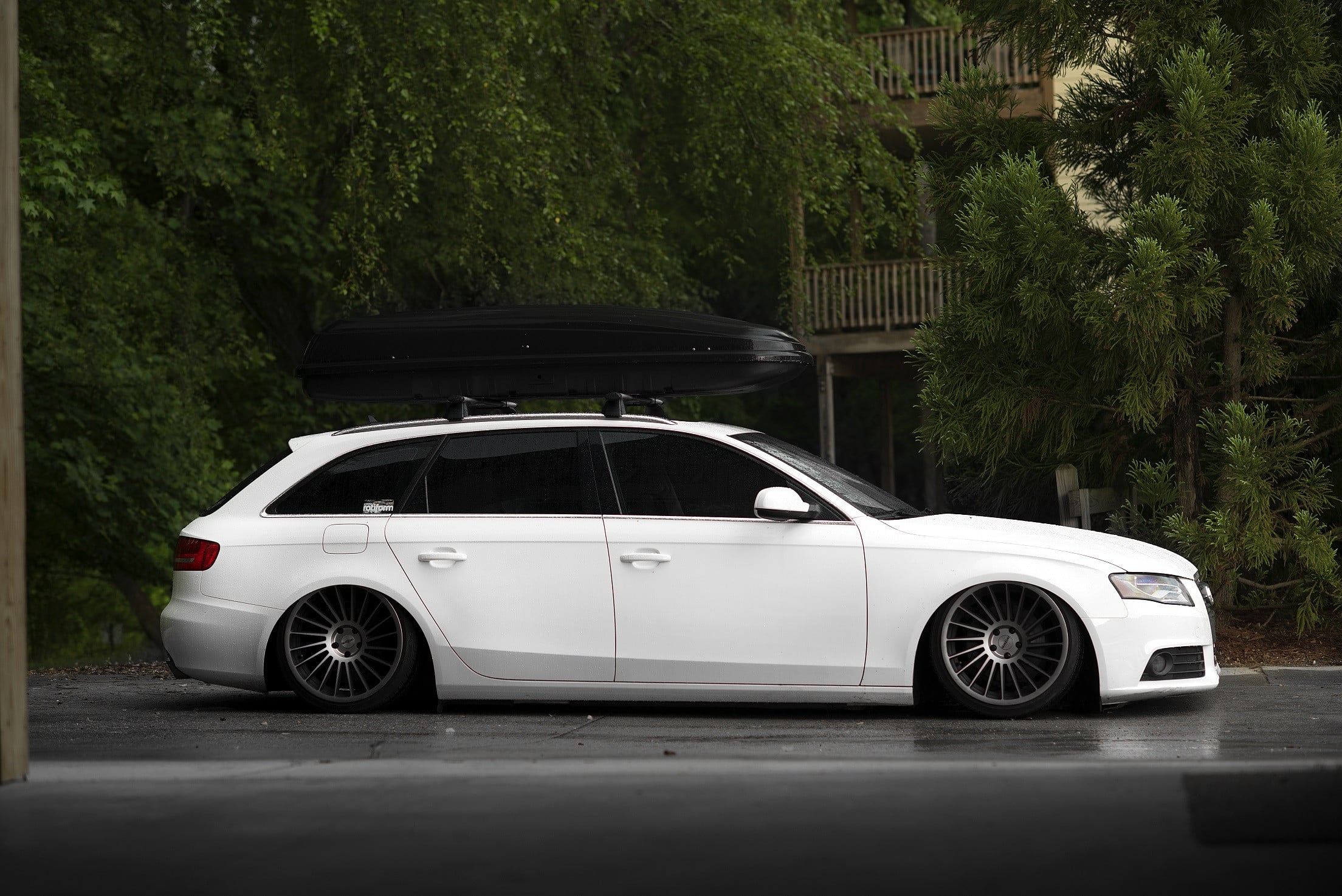 Custom Rotiform Wheels on White Audi A4 - Photo by Rotiform