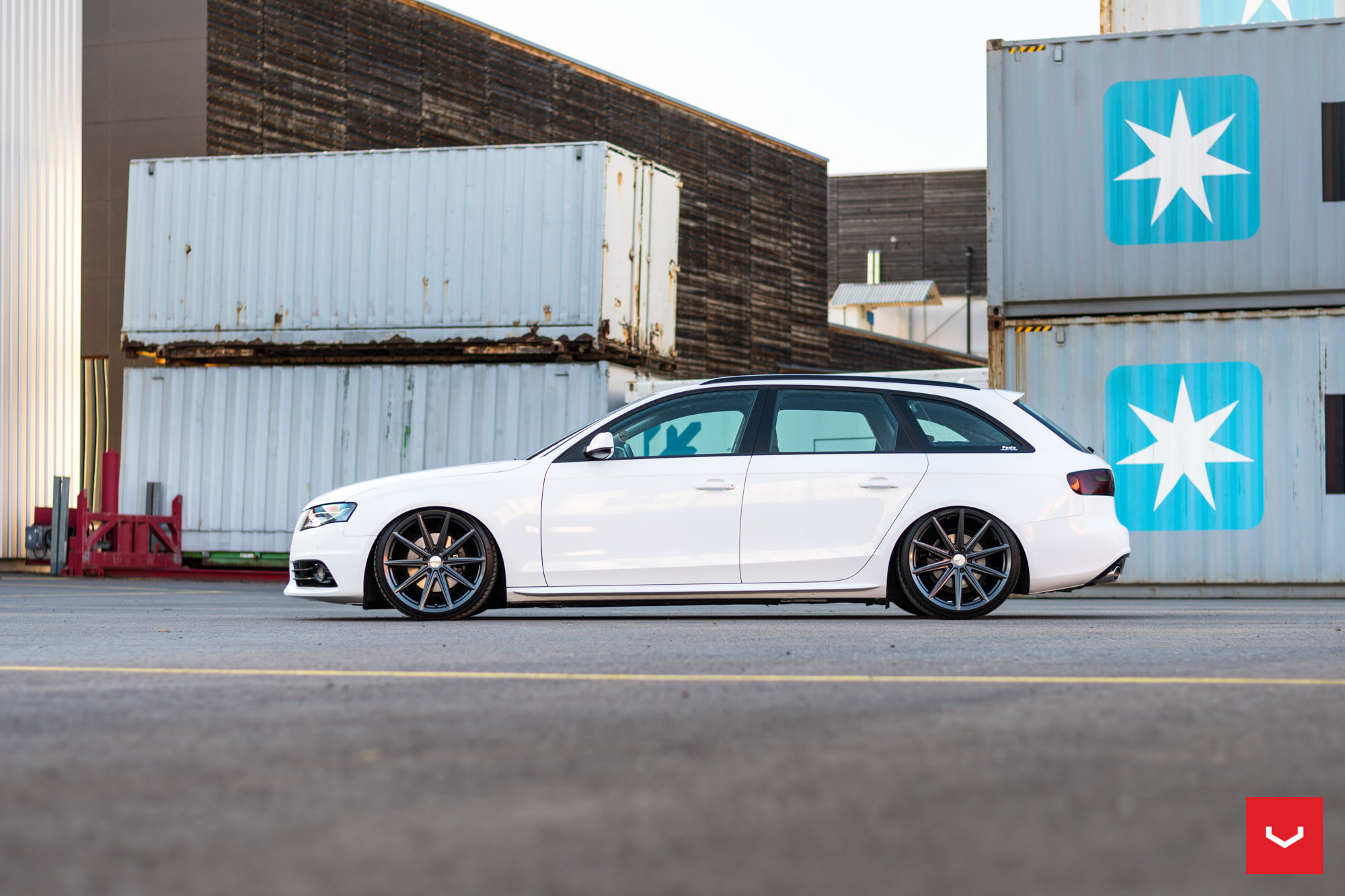 VFS10 Black Vossen Rims on Audi A4 - Photo by Vossen