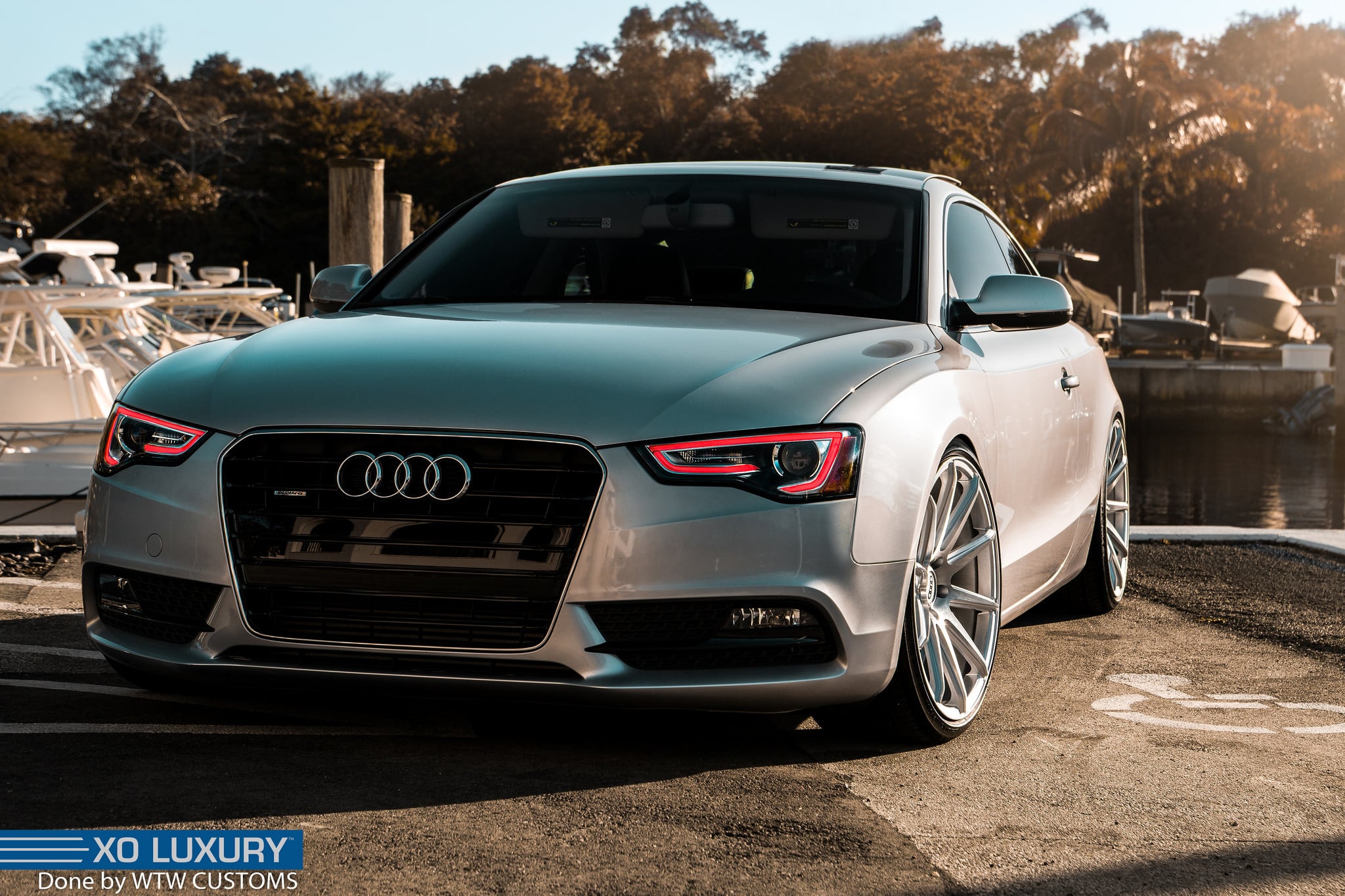 Red Eyed Audi A5 Coupe - Photo by XO Luxury