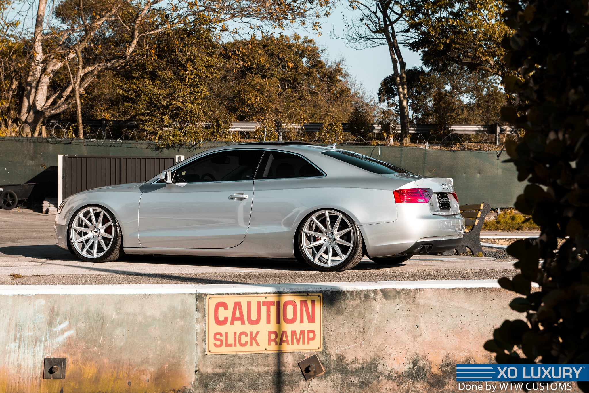 Stanced Audi A5 Coupe - Photo by XO Luxury
