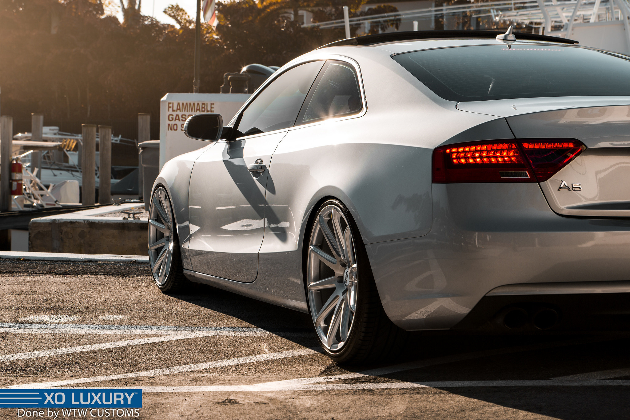 Audi A5 Coupe Red LED Taillights - Photo by XO Luxury