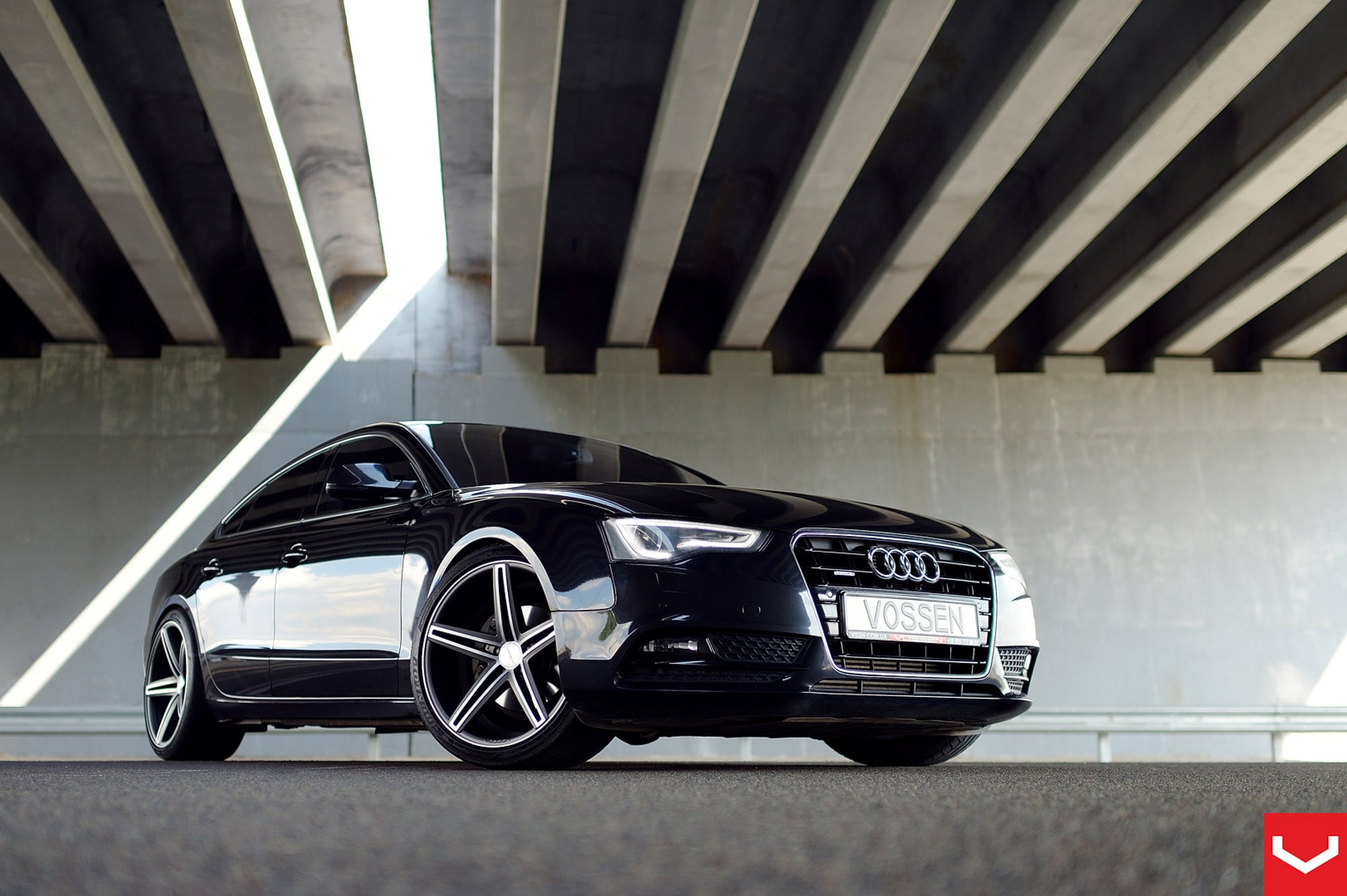 Custom CV Series Vossen Rims on Audi A5 - Photo by Vossen