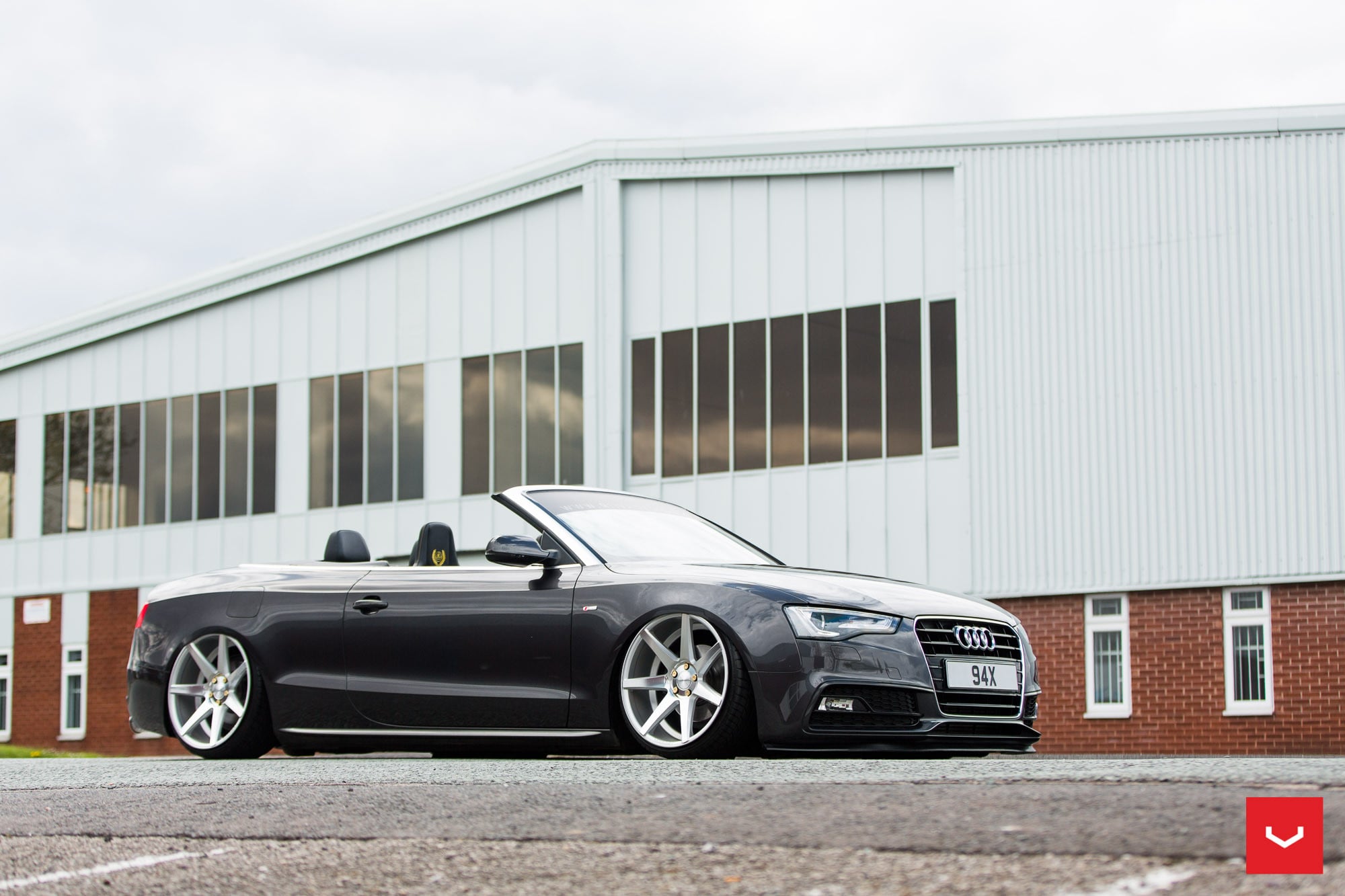 Custom Convertible Audi A5 with Chrome Grille - Photo by Vossen