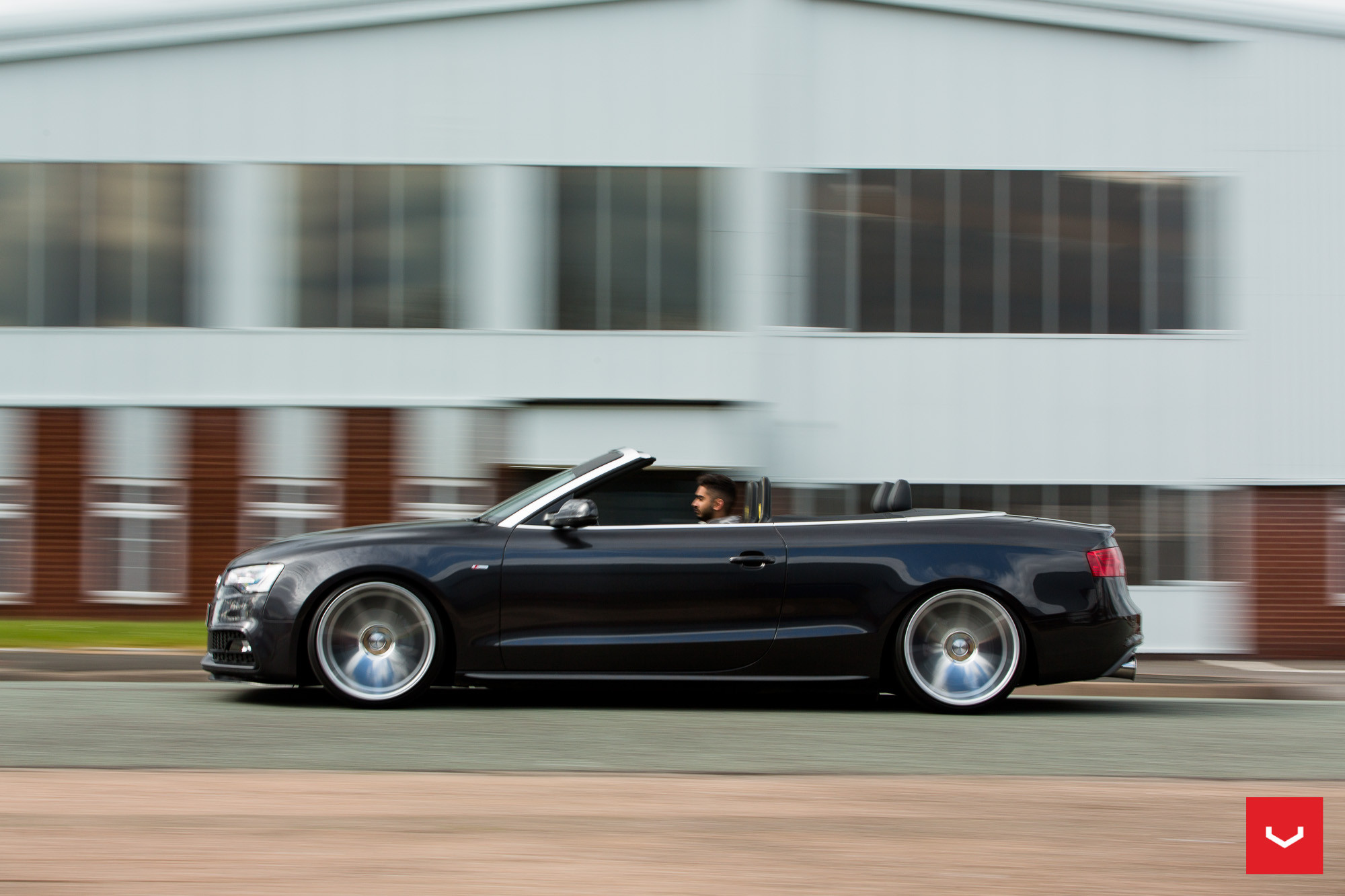 Chrome Vossen CV Rims on Convertible Audi A5 - Photo by Vossen
