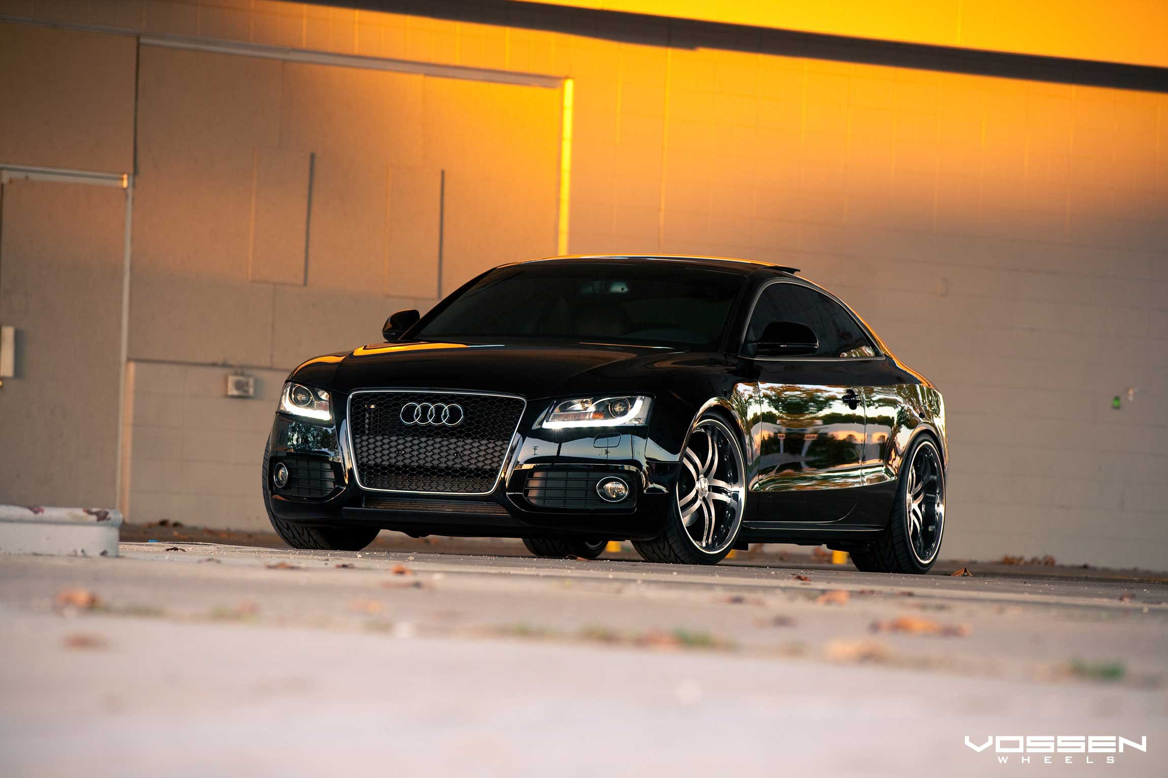 Audi A5 with Custom Grille - Photo by Vossen