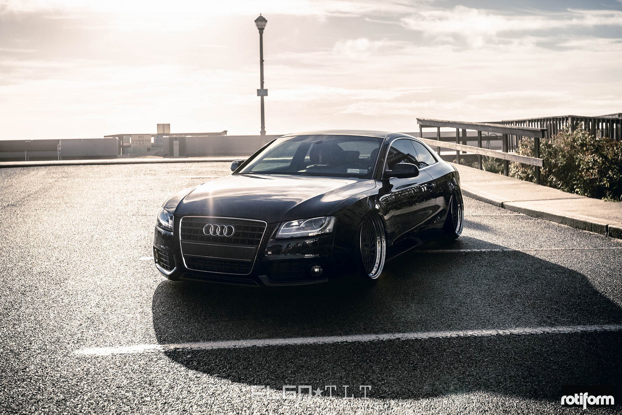 Air Lifted Audi S5 on Rotiform LHR Custom Wheels - Photo by Rotiform