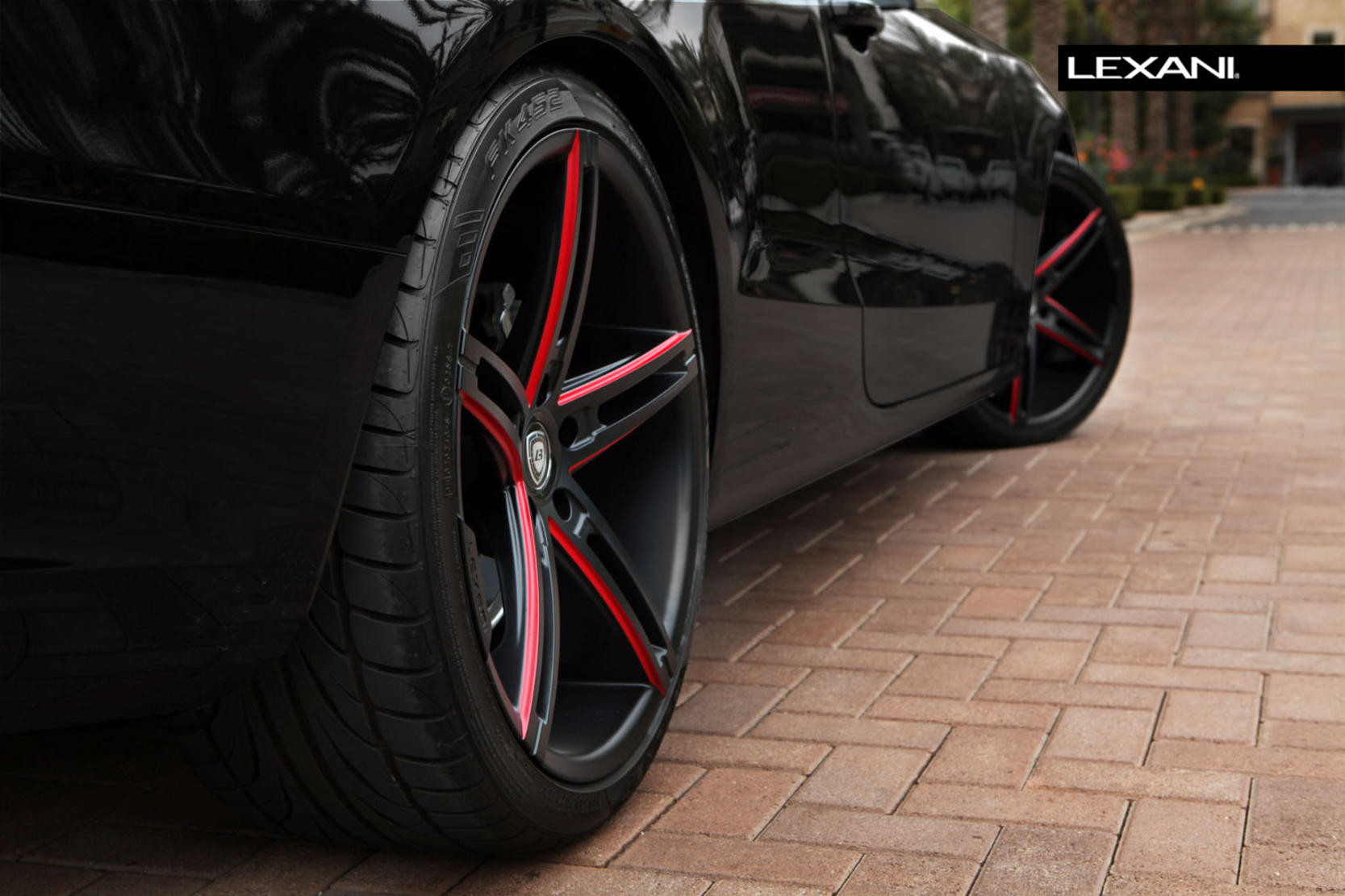 Audi A5 on Black R-Three Series Lexani Rims - Photo by Lexani
