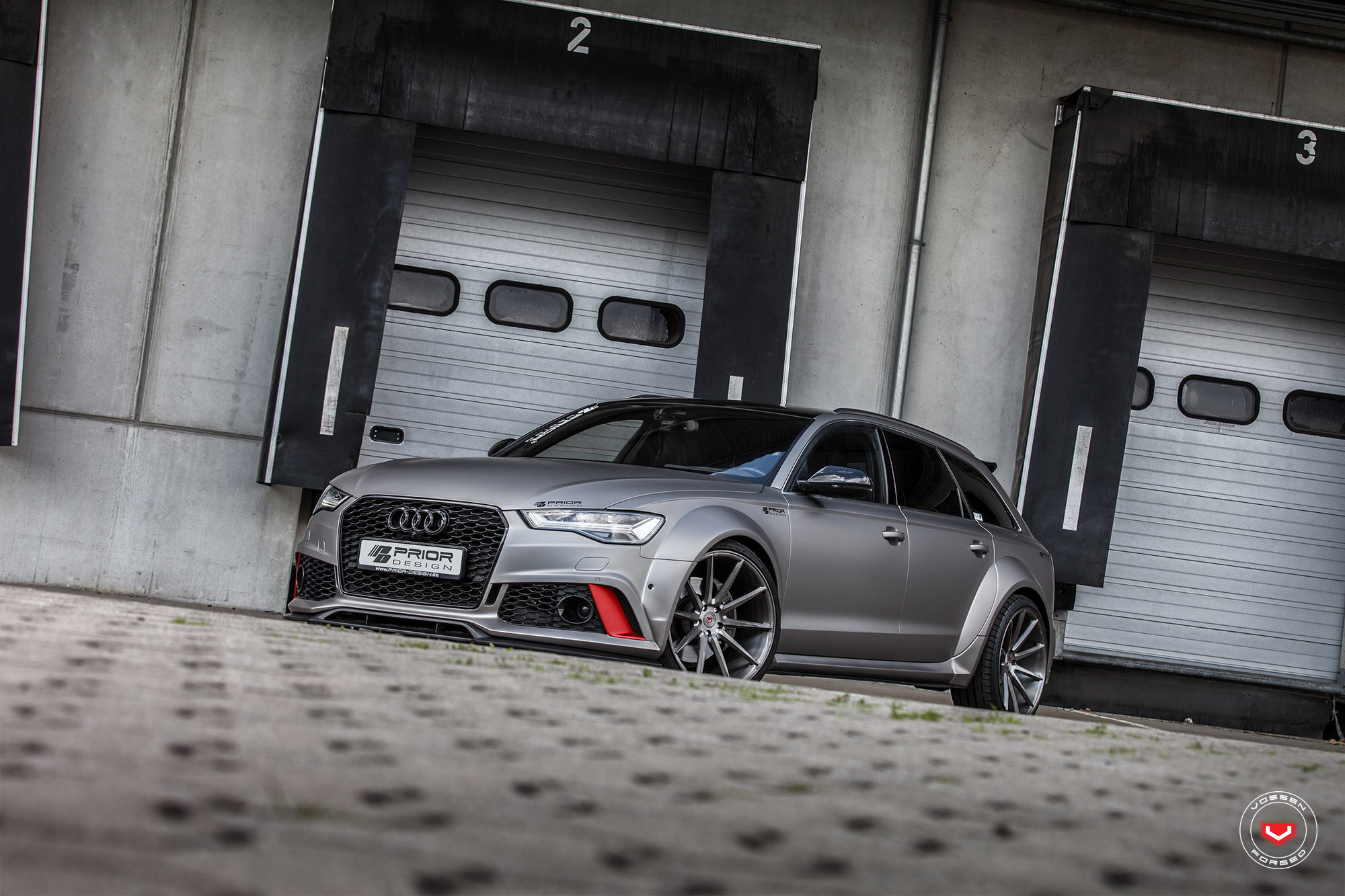 Audi S6 With Sport Front Bumper - Photo by Vossen