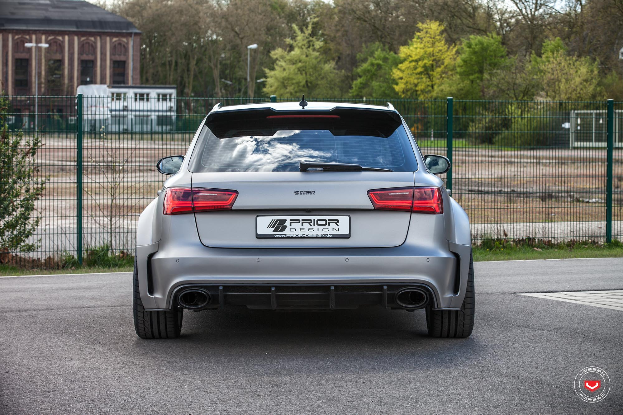 Wide Fender Flares For Audi S6 Avant - Photo by Vossen