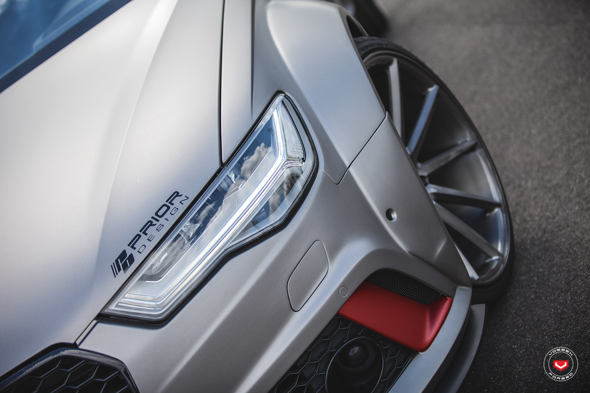 Audi S6 LED Headlights - Photo by Vossen