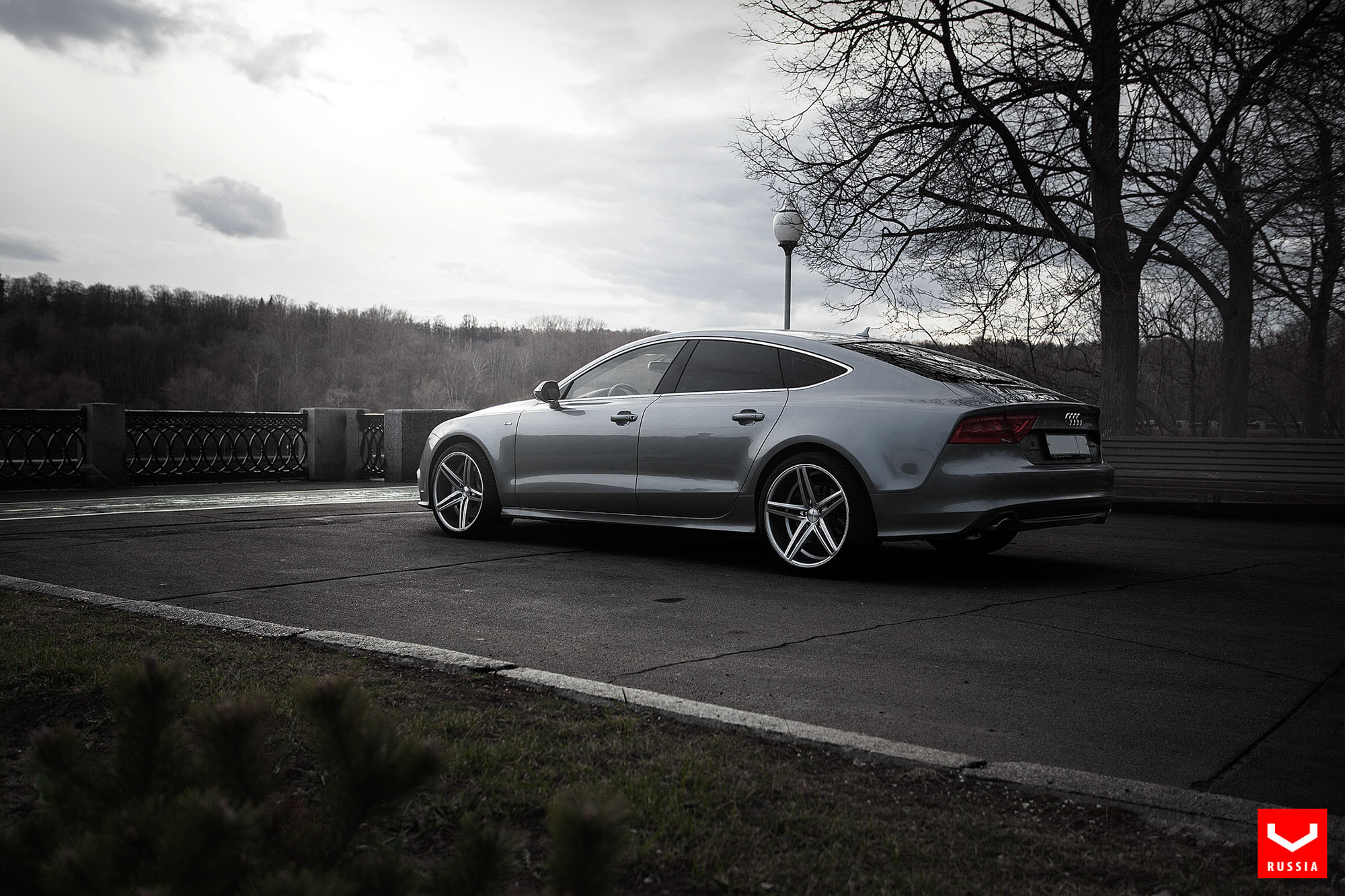 Audi A7 with Vossen CV5 Series Wheels - Photo by Vossen