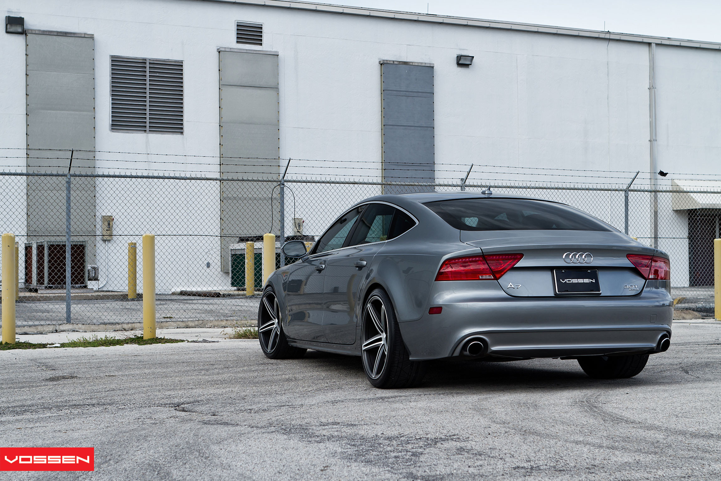 Aftermarket Rear Bumper Cover on Audi A7 - Photo by Vossen