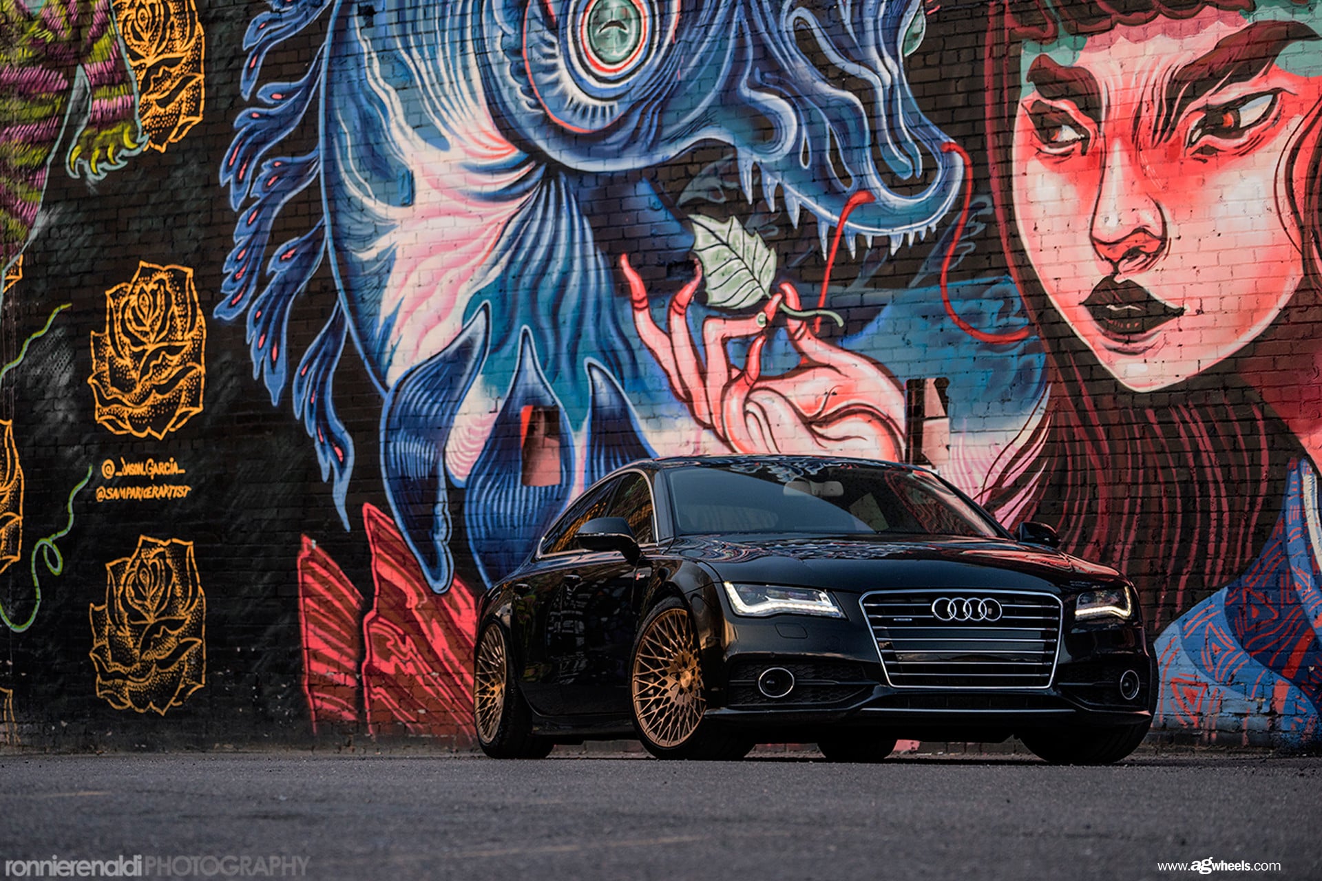 Dark Bronze Multi Spoke Wheels - Photo by Avant Garde