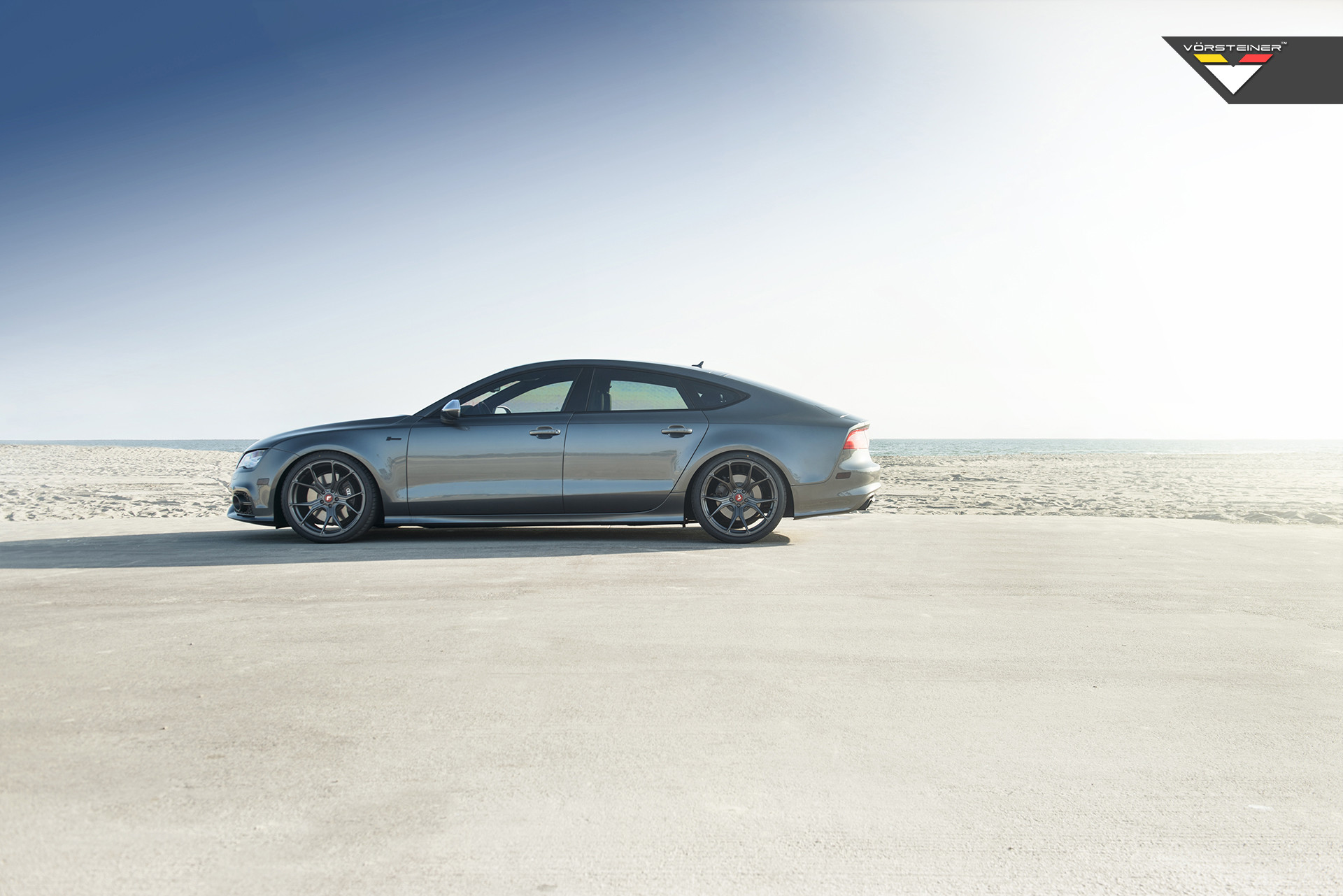 Custom Vorsteiner Wheels on Gray Audi A7 - Photo by Vorstiner