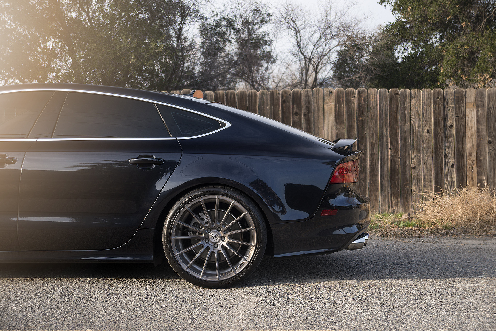 Falken Azenis Tires on Black Audi A7 - Photo by Zito Wheels