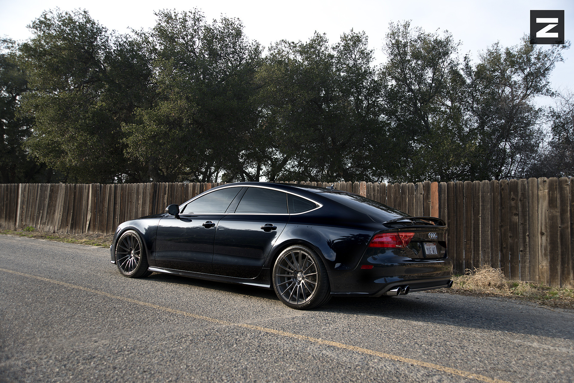 Custom Zito Wheels on Black Audi A7 - Photo by Zito Wheels