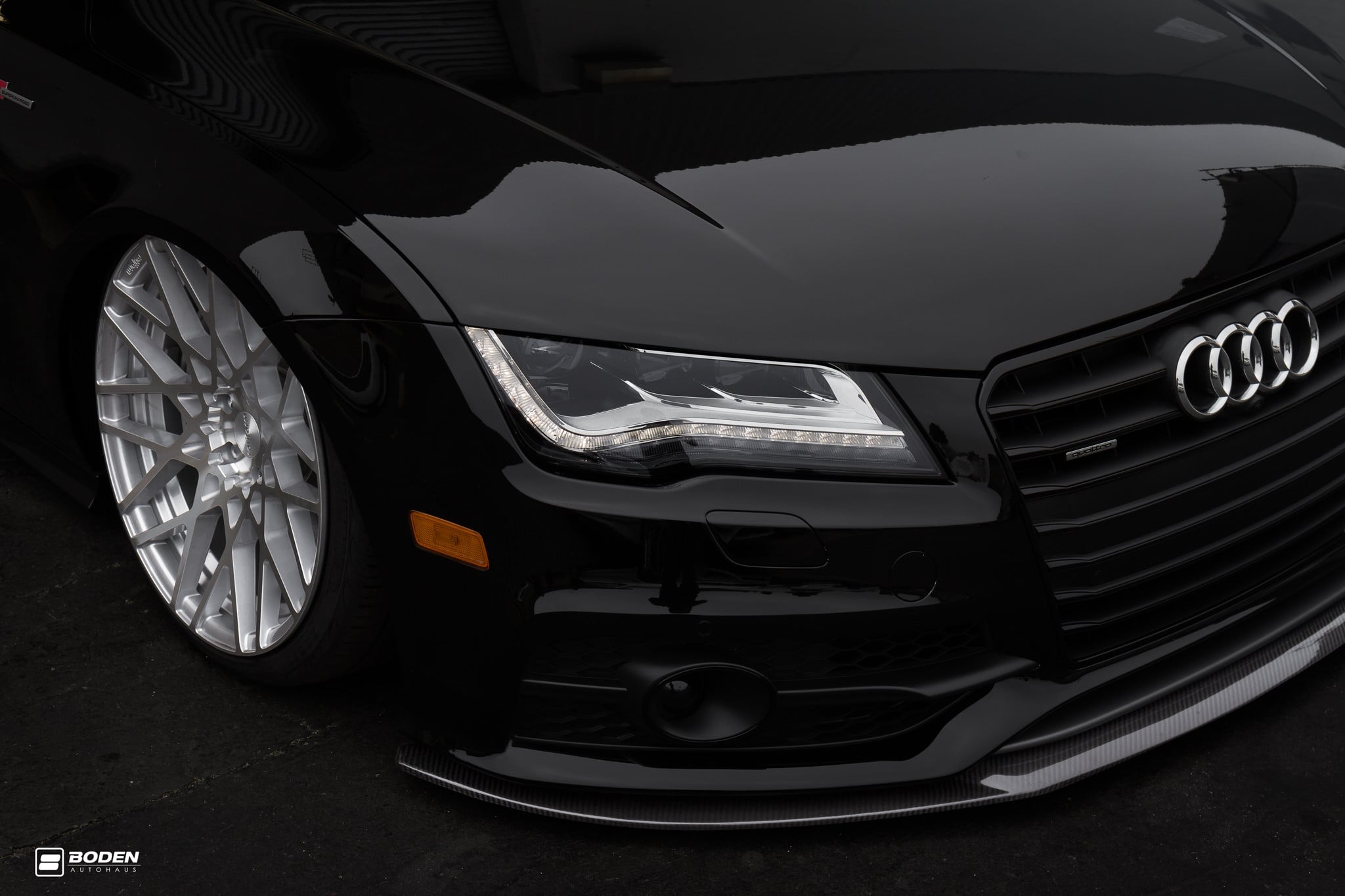 Audi A7 Carbon Fiber Front Lip - Photo by Rotiform