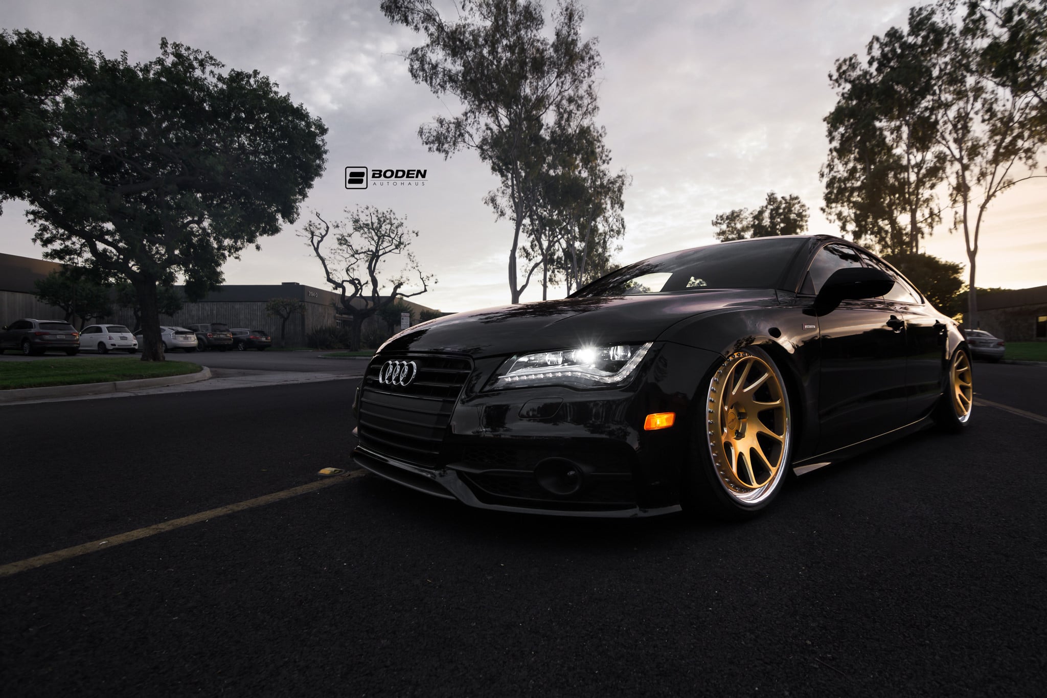 Gorgeous Audi A7 Sportback On Gold Rotiform Wheels - Photo by Rotiform