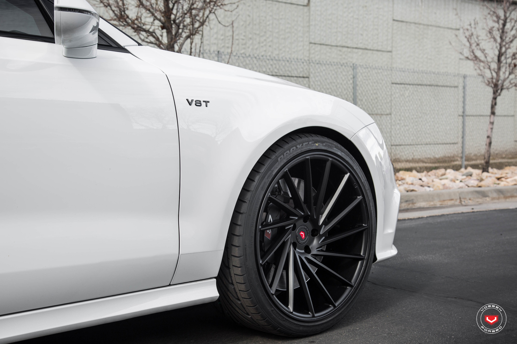 Audi V8T on Custom Vossen Wheels - Photo by Vossen