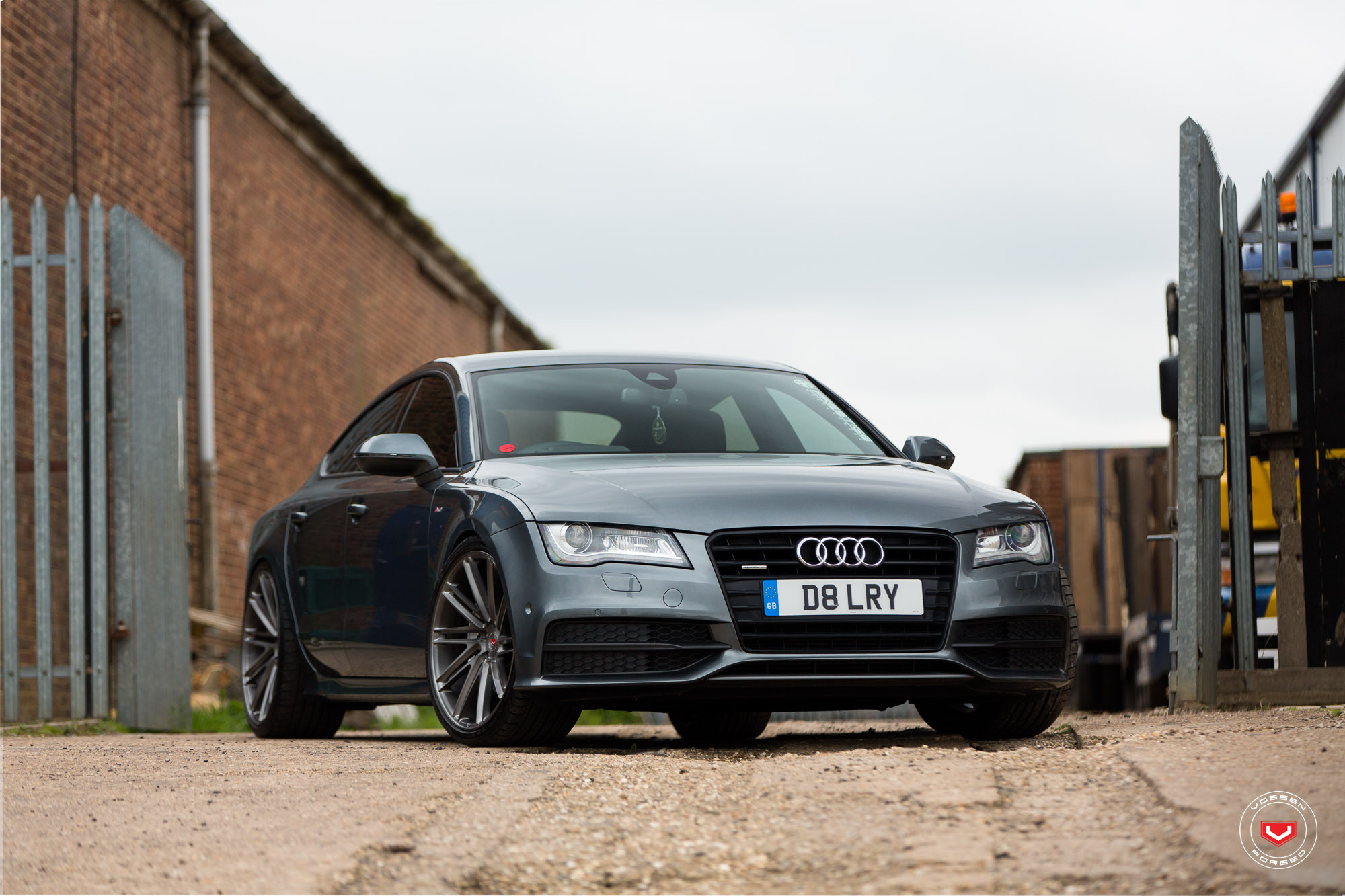 Audi A7 with Custom Front Lip - Photo by Vossen
