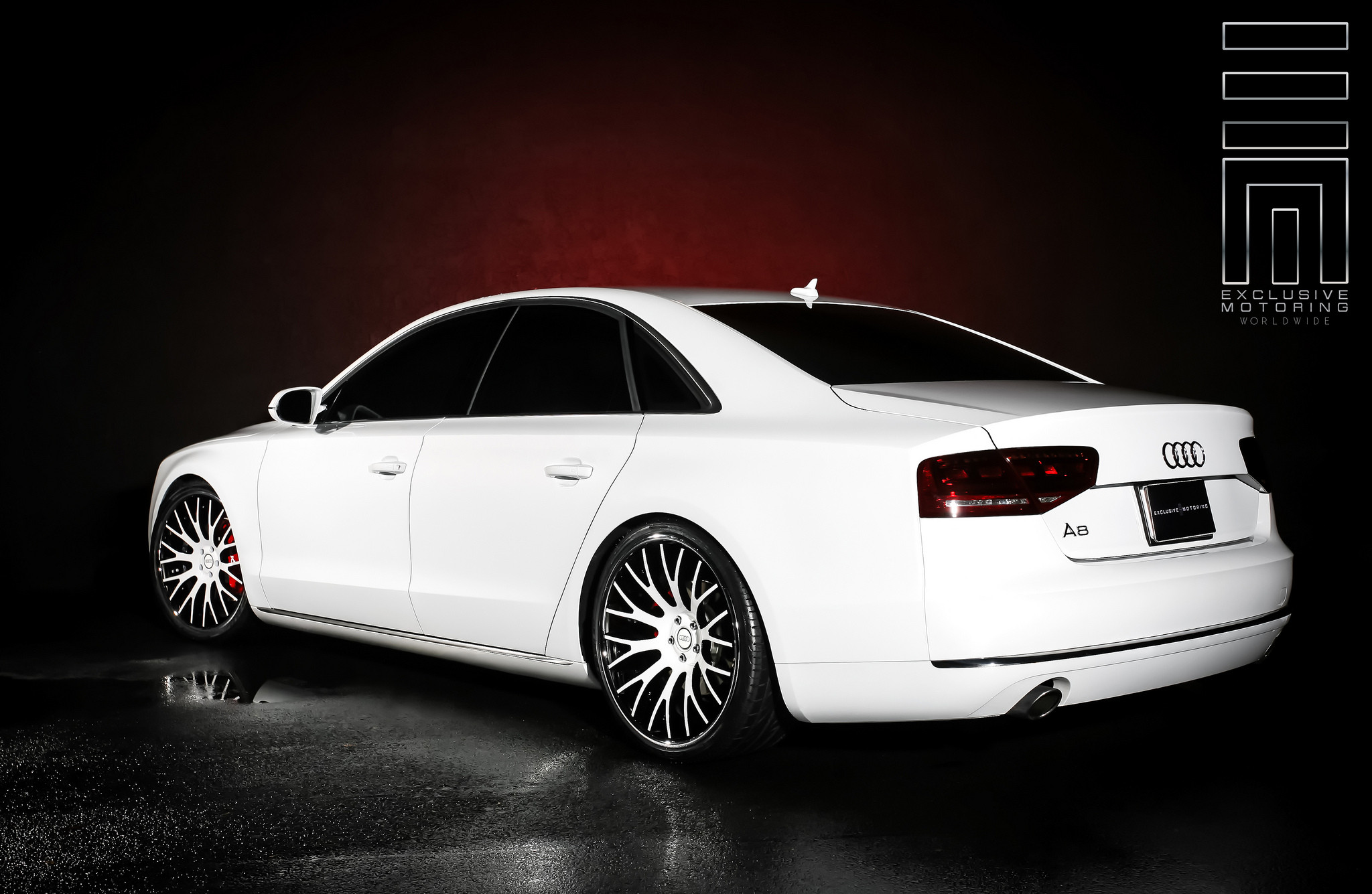 Sleek looking Audi on multispoke design wheels - Photo by Exclusive Motoring
