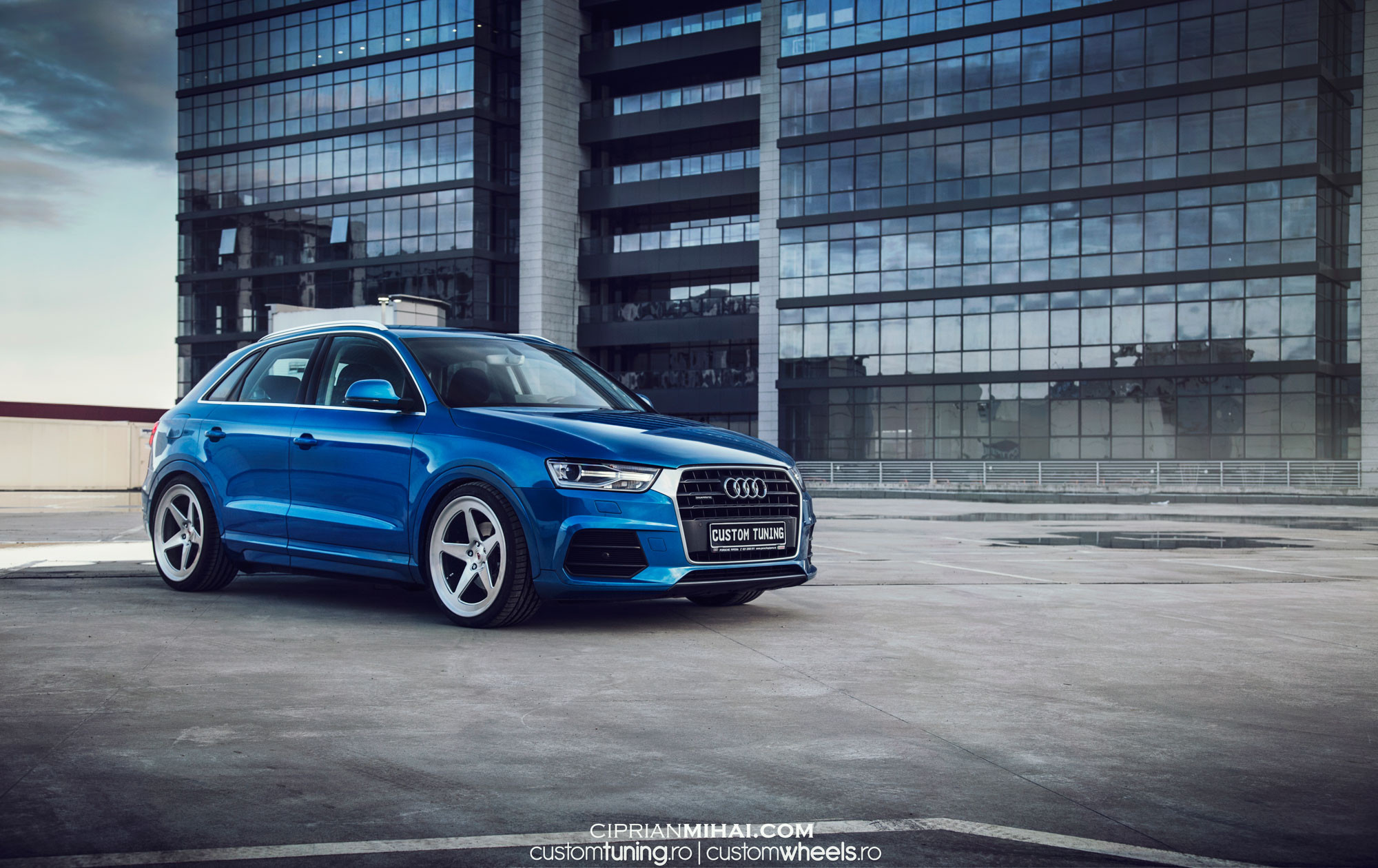 OEM+ Audi Q3 Quattro on Unique Vossen LC101 Custom Wheels - Photo by Vossen