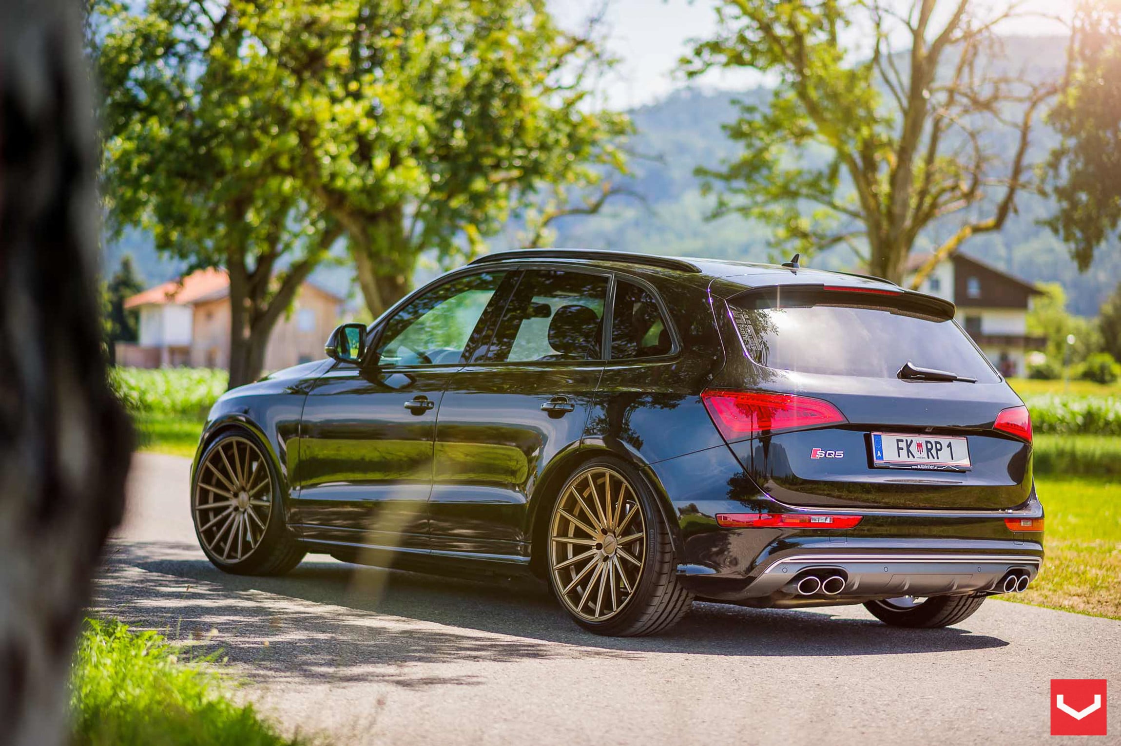 Custom Bronze Vossen Wheels on Audi Q5 - Photo by Vossen