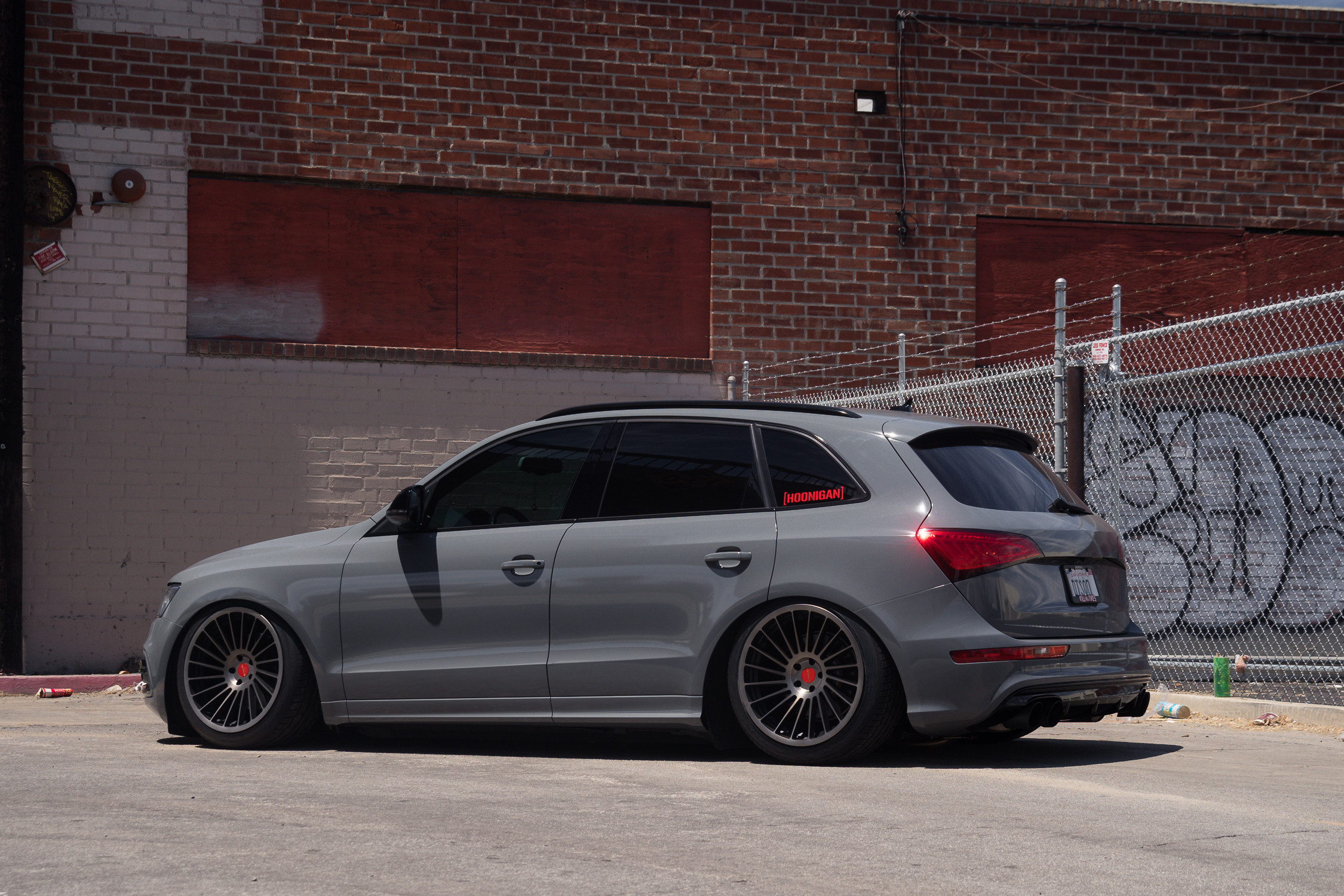 Brushed Rotiform Wheels on Gray Audi Q5 - Photo by Rotiform