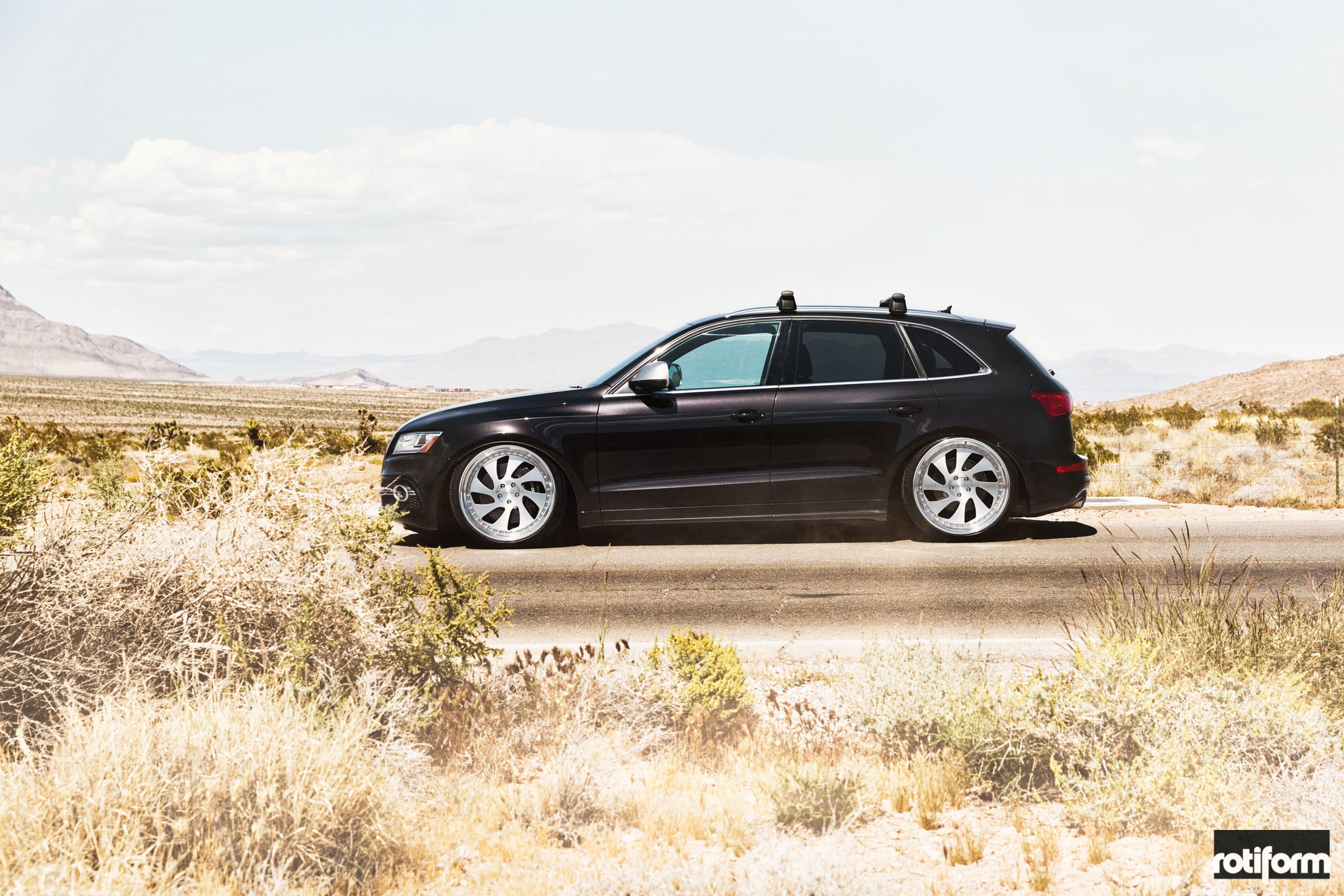 Black Audi Q5 with Custom Rotiform Rims - Photo by Rotiform