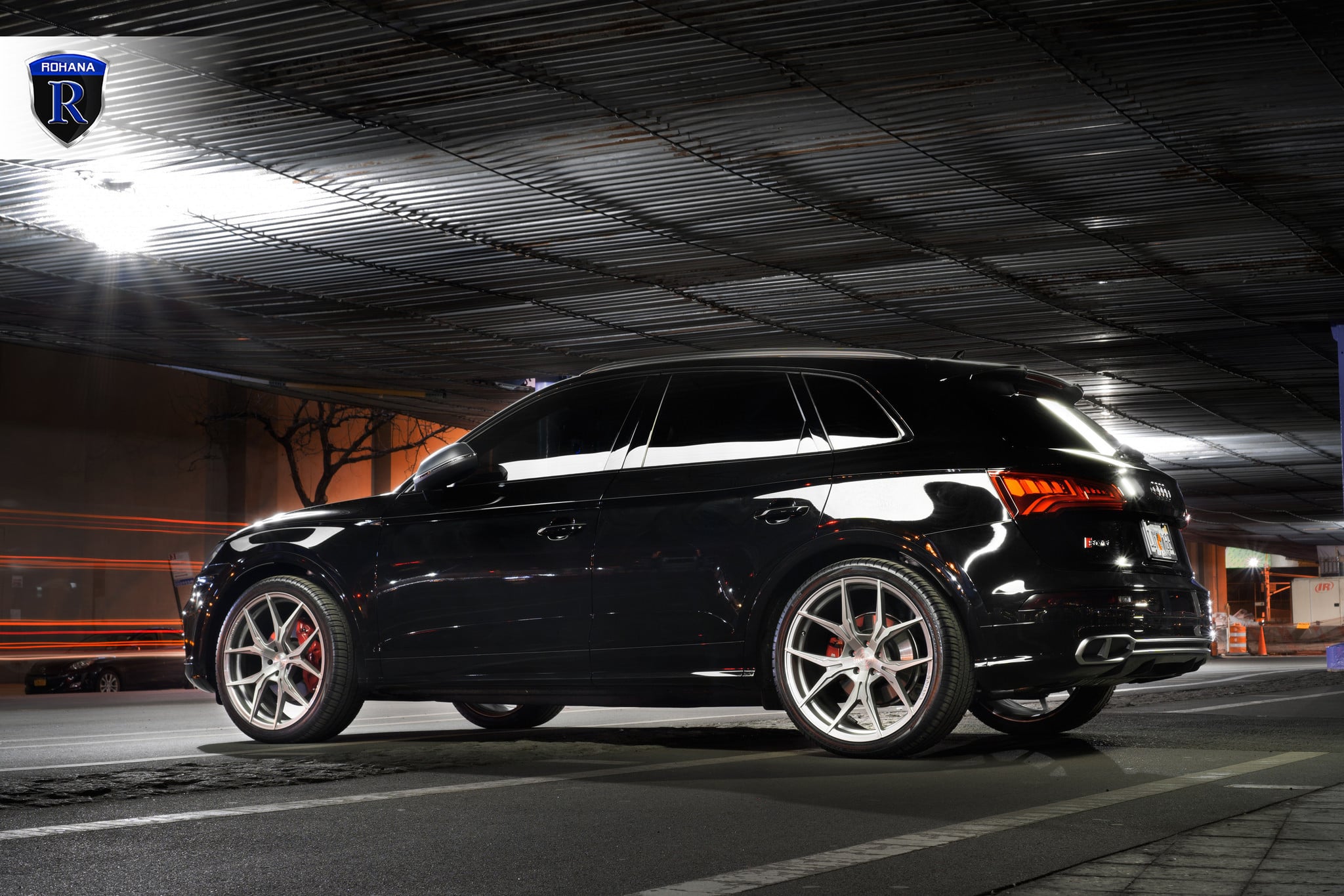 Black Audi Q5 with Red LED Taillights - Photo by Rohana
