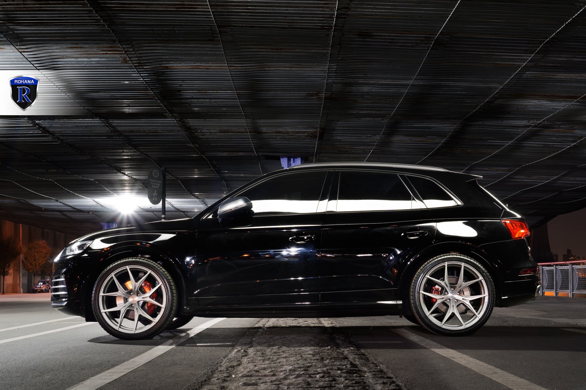 Rohana Rims with Red Brakes on Black Audi Q5 - Photo by Rohana