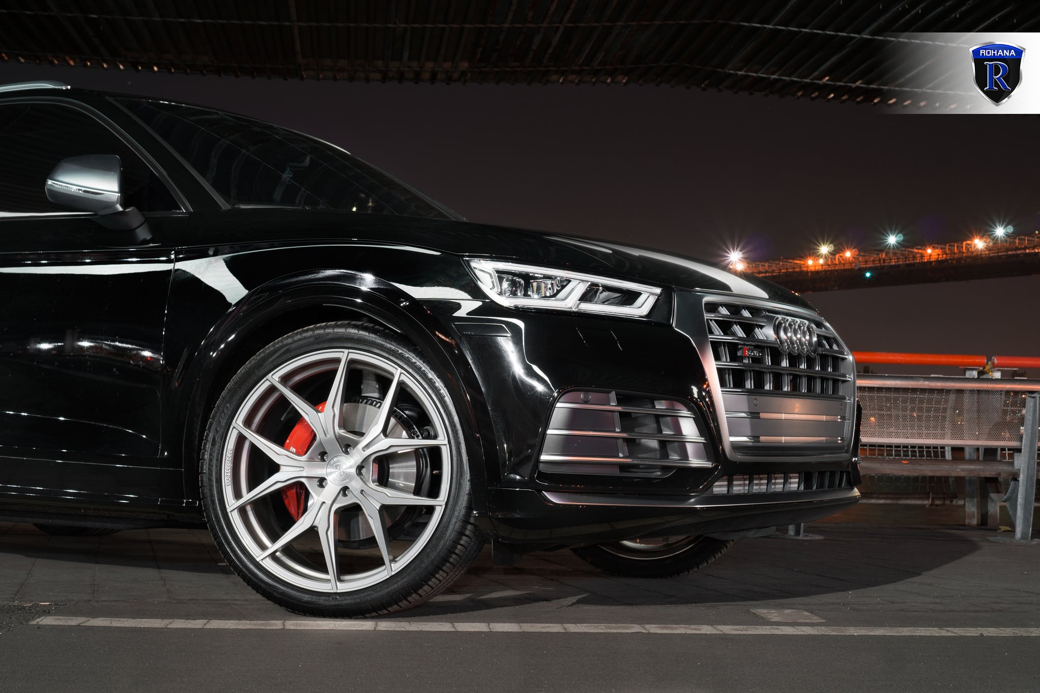 Pirelli Tires on Custom Black Audi Q5 - Photo by Rohana