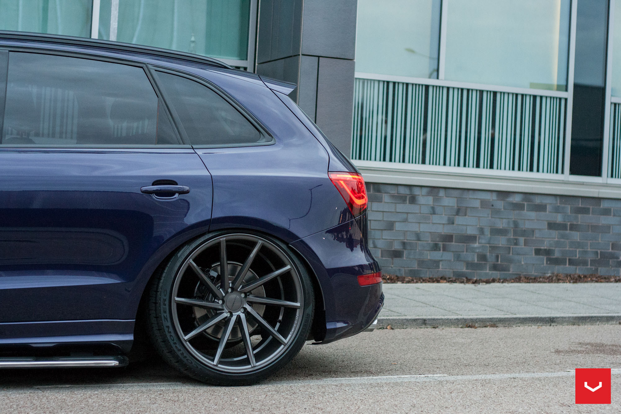 Purple Audi Q5 on CVT Series Vossen Rims - Photo by Vossen