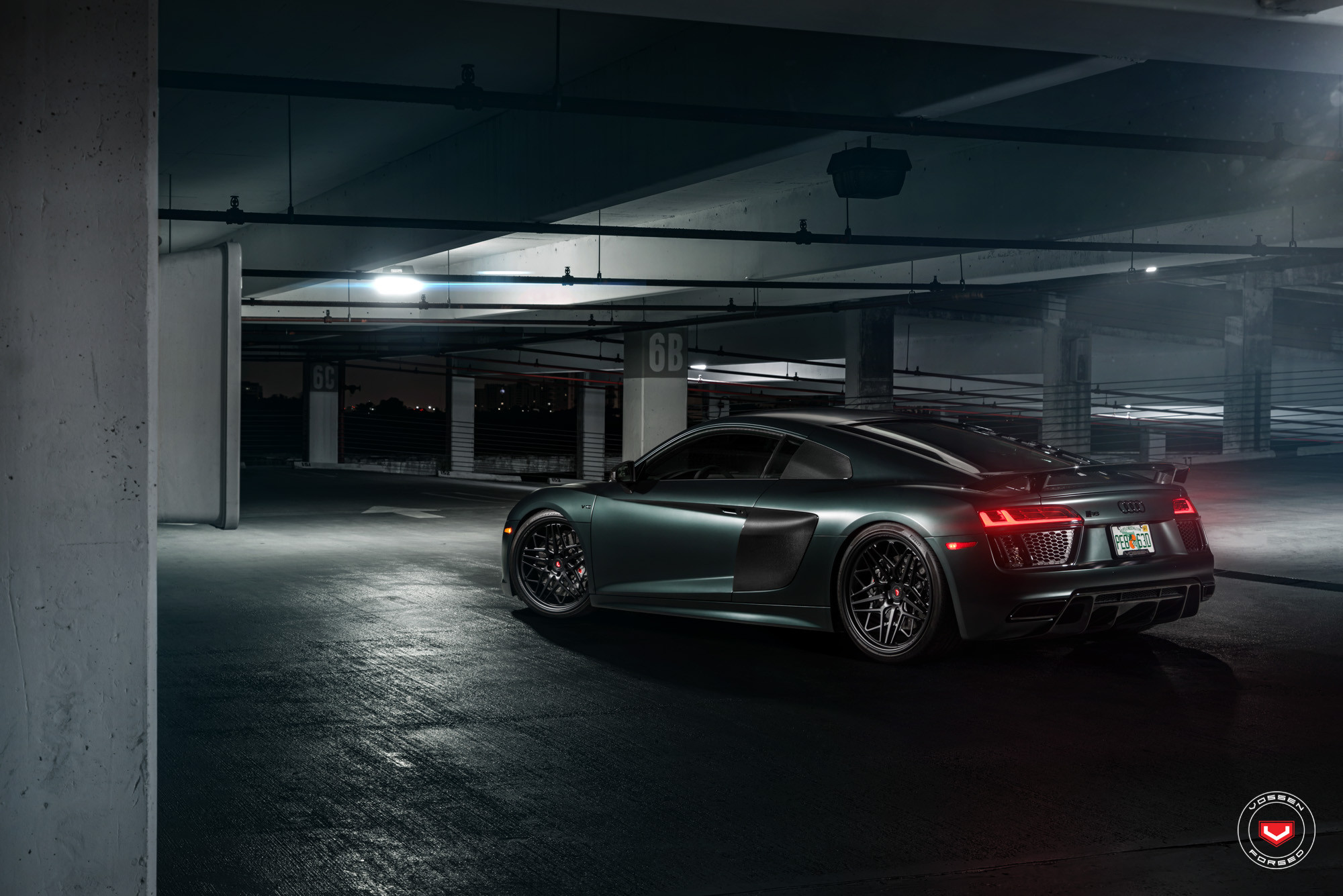 Audi R8 in British Racing Green - Photo by Vossen