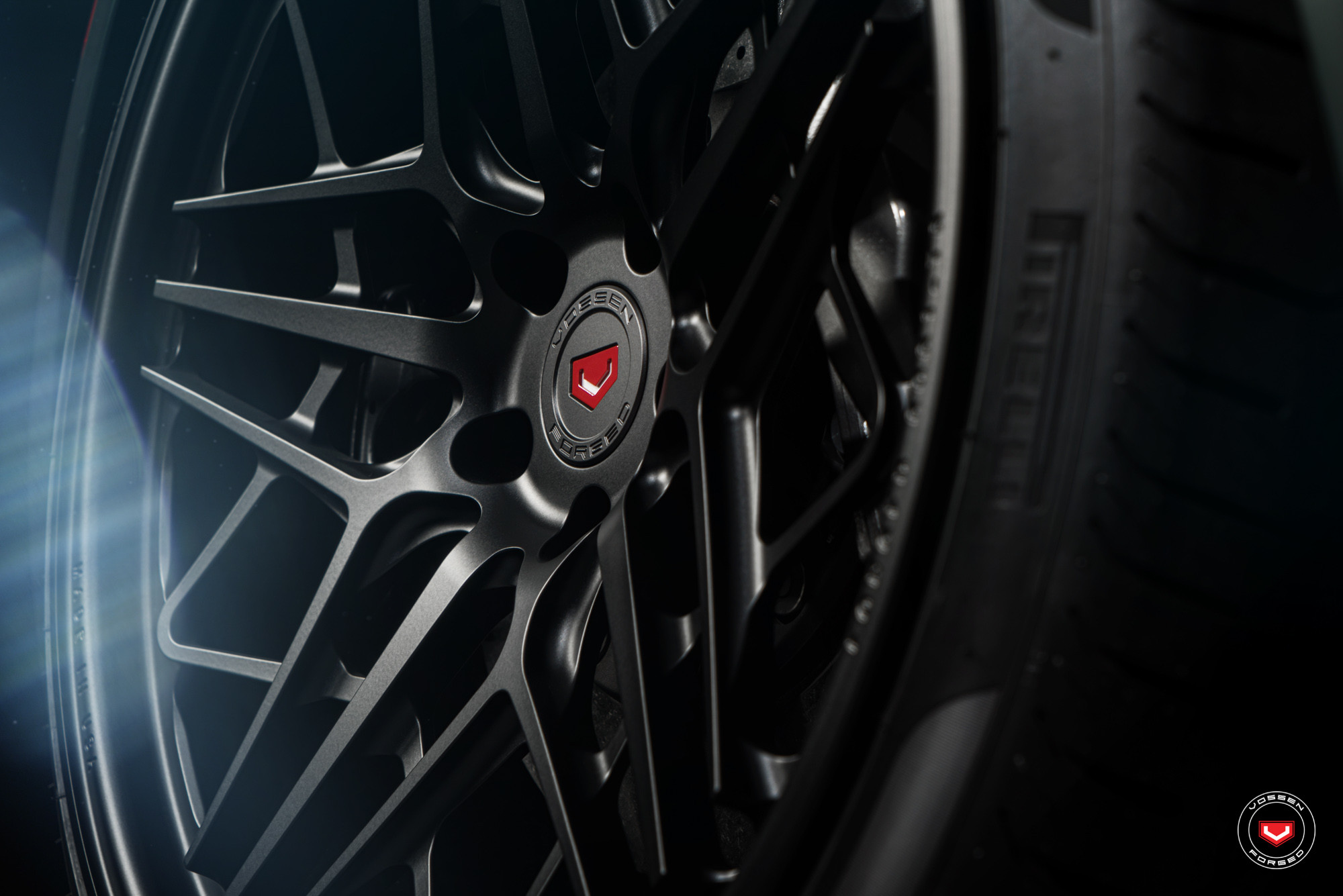 Black Matte Vossen Forged Rims - Photo by Vossen
