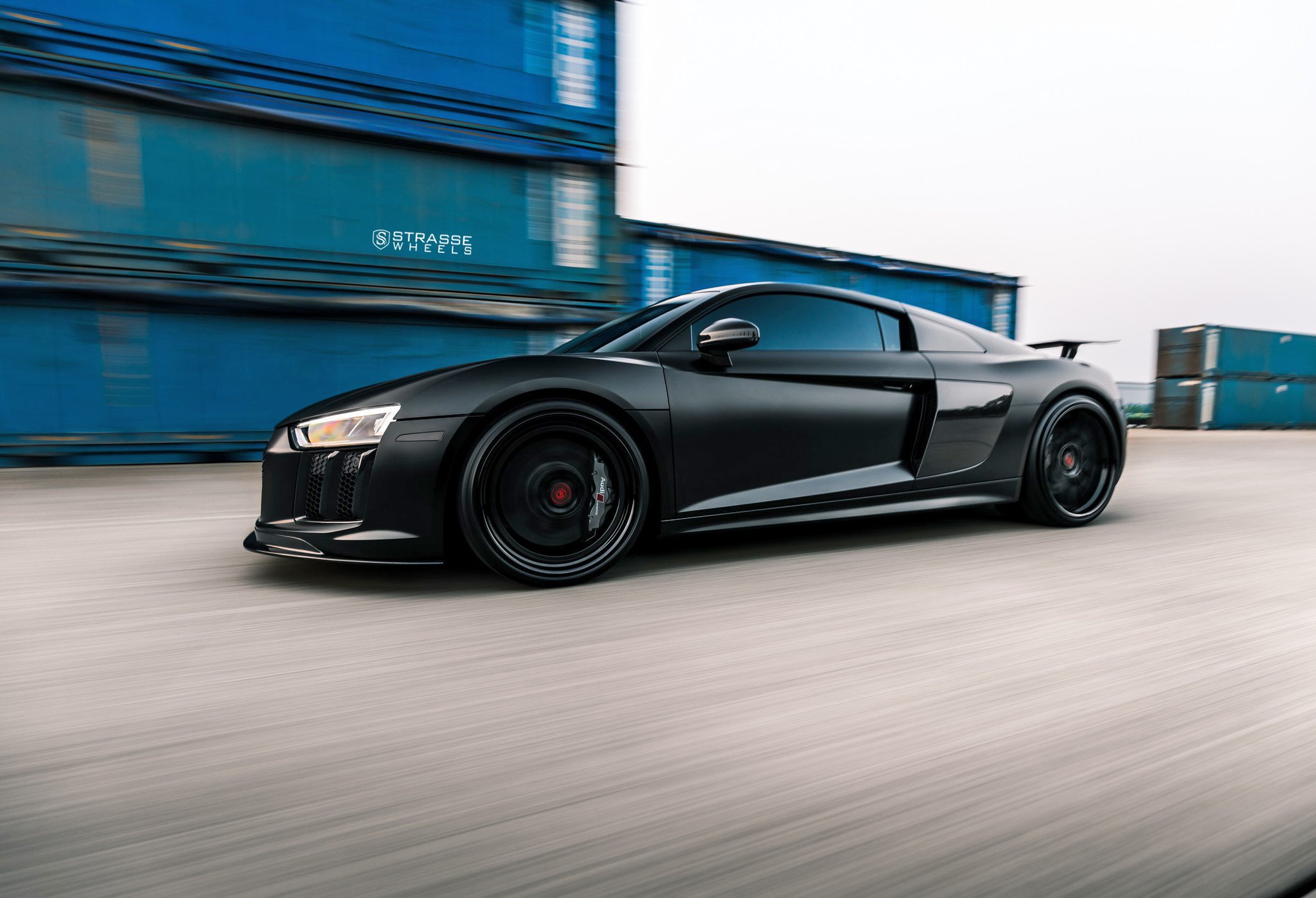 Custom Body Kit Dramatically Changes Black Audi R8 | CARiD.com Gallery