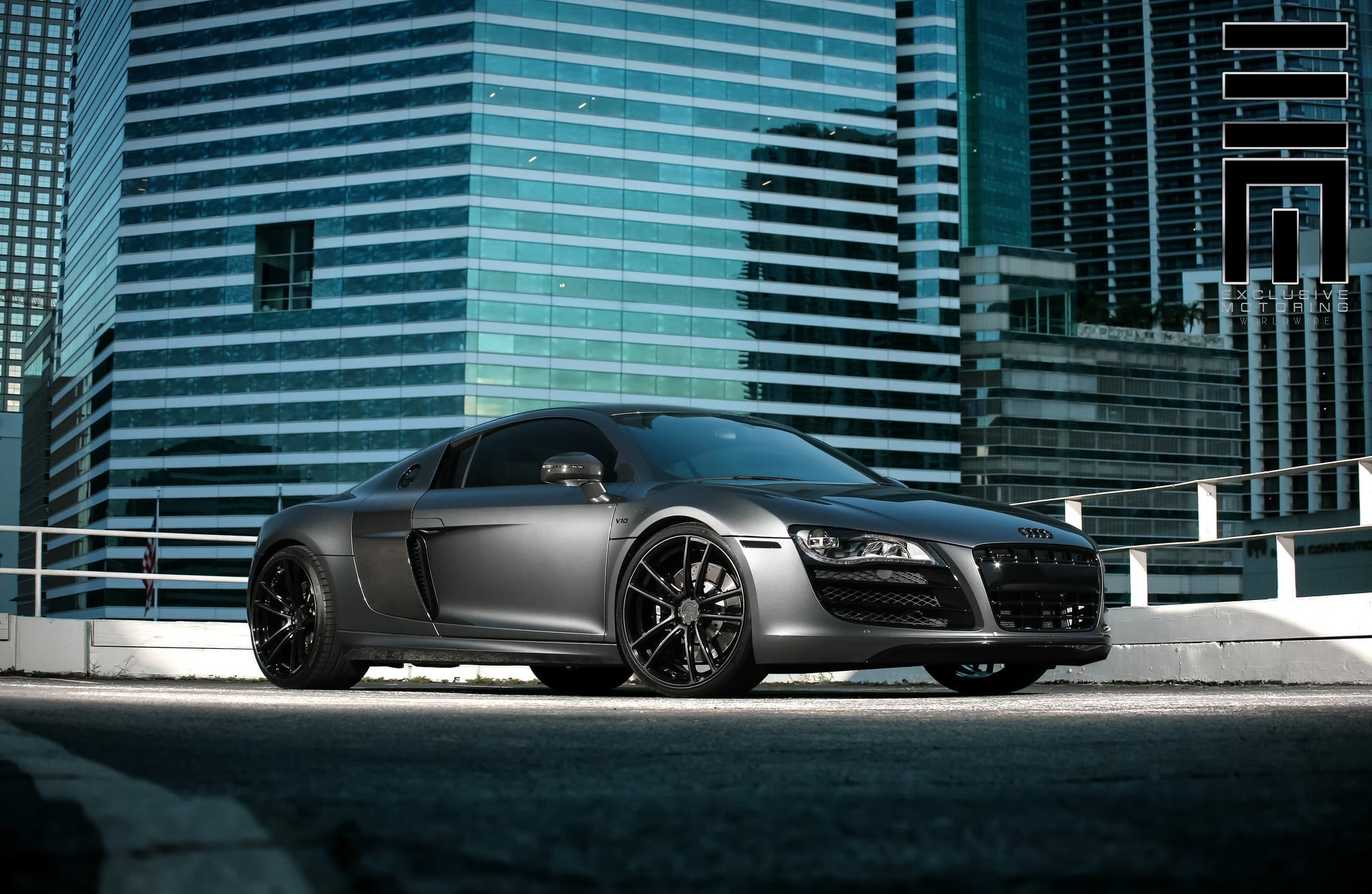 Sinister looking Audi R8 tuned - Photo by Exclusive Motoring