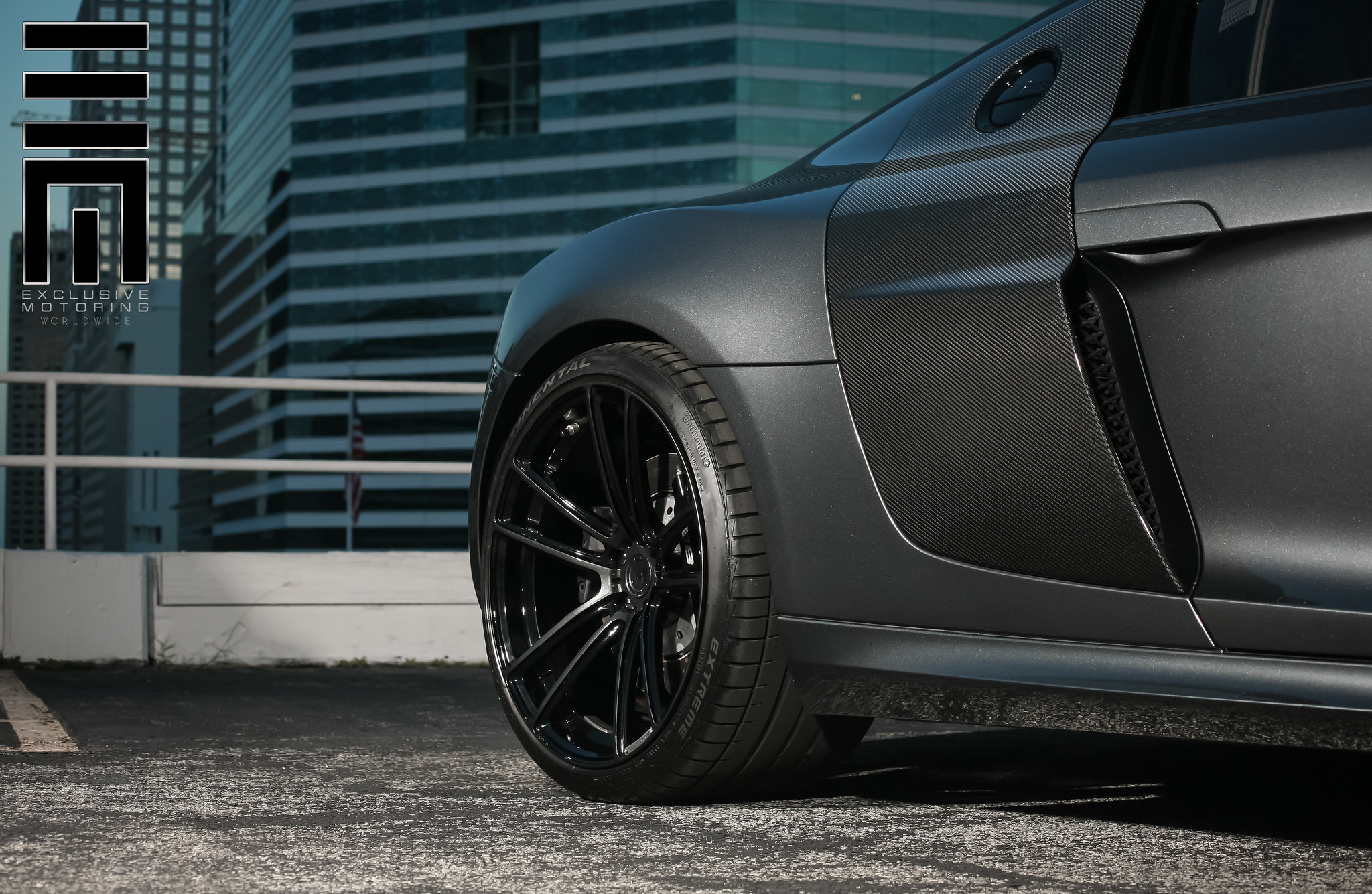 Audi R8 on Continental Tires - Photo by Exclusive Motoring