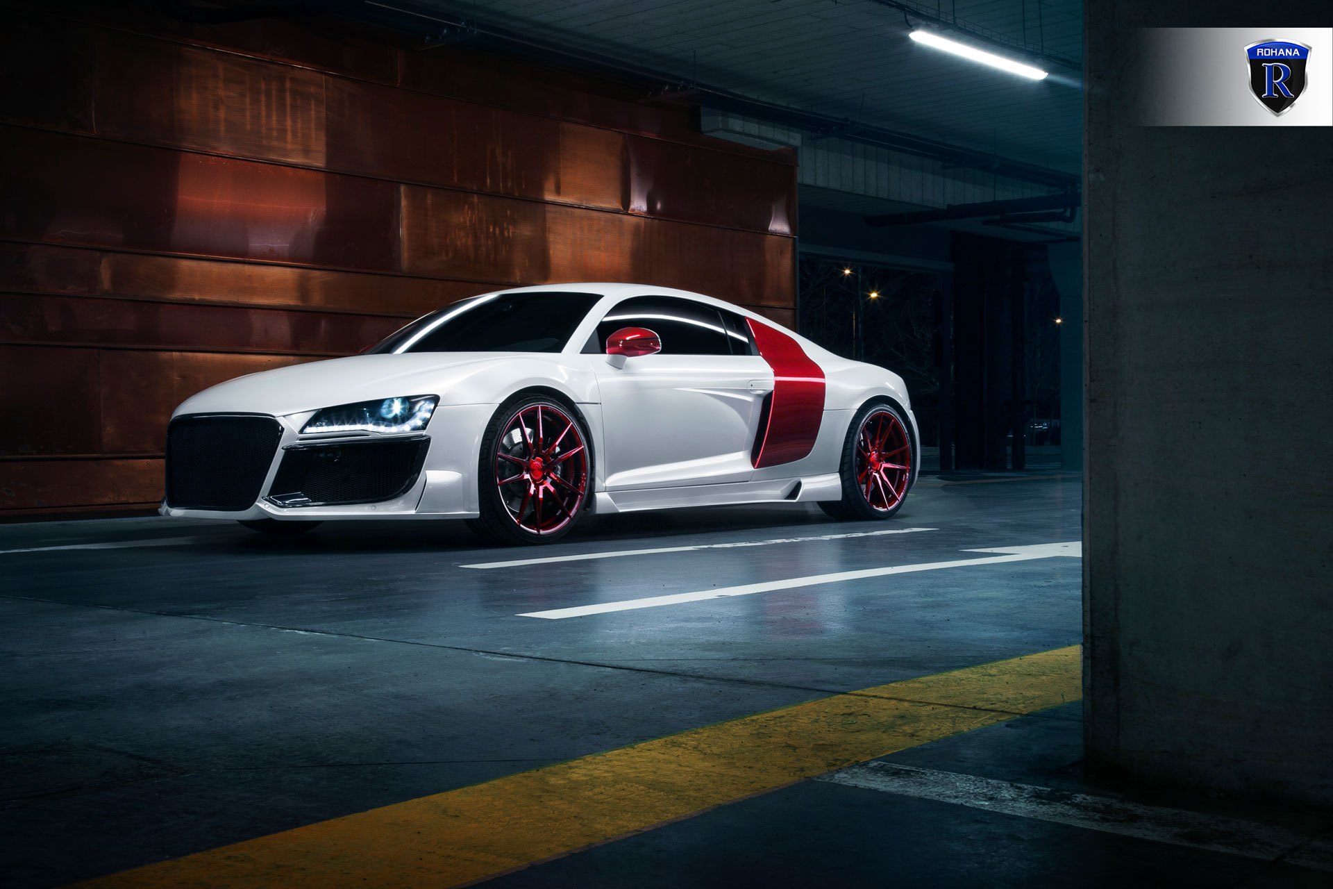 Audi r8 фары