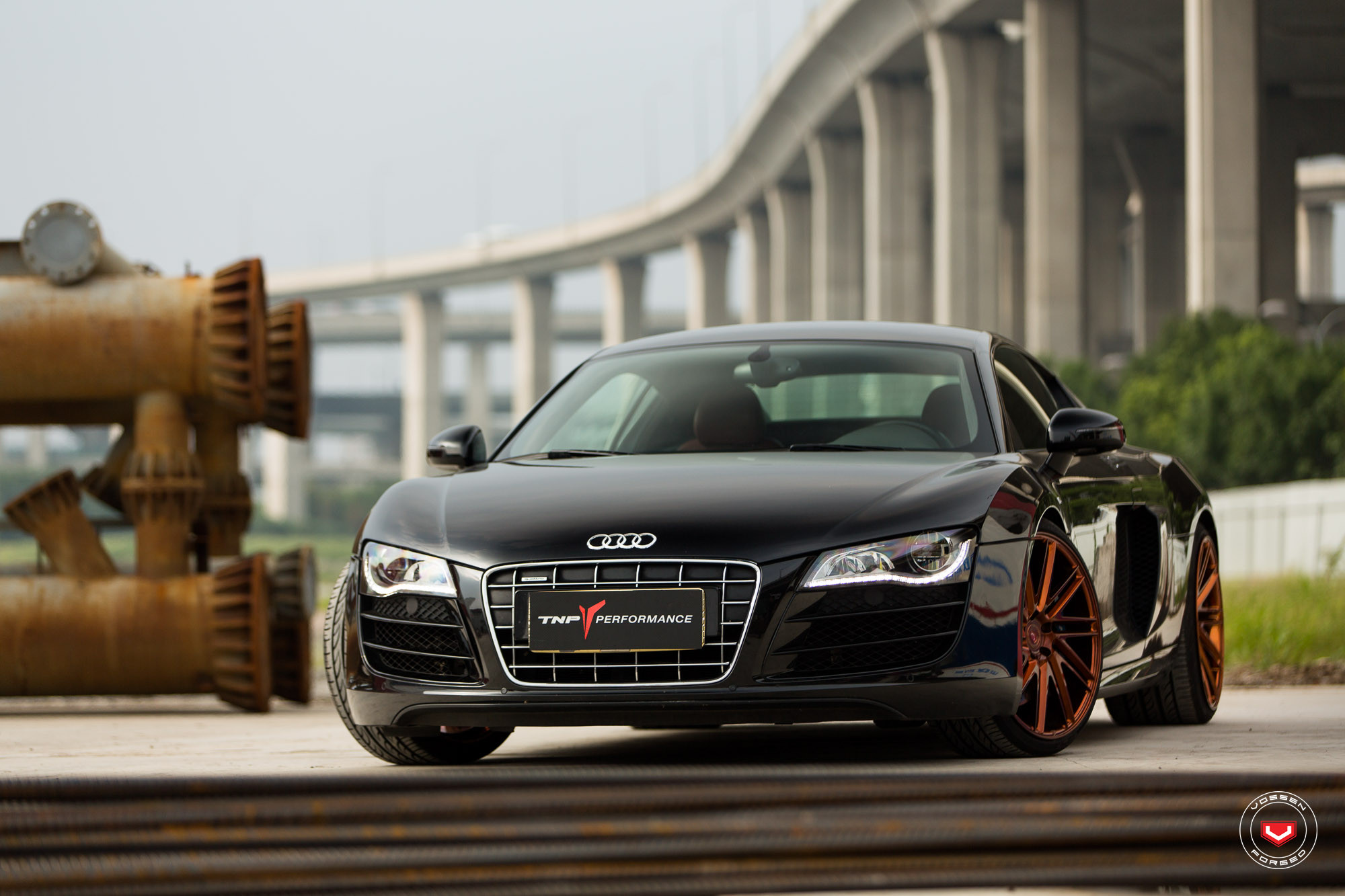 Performance Tuned Audi R8 on Gorgeous Vossen Wheels - Photo by Vossen