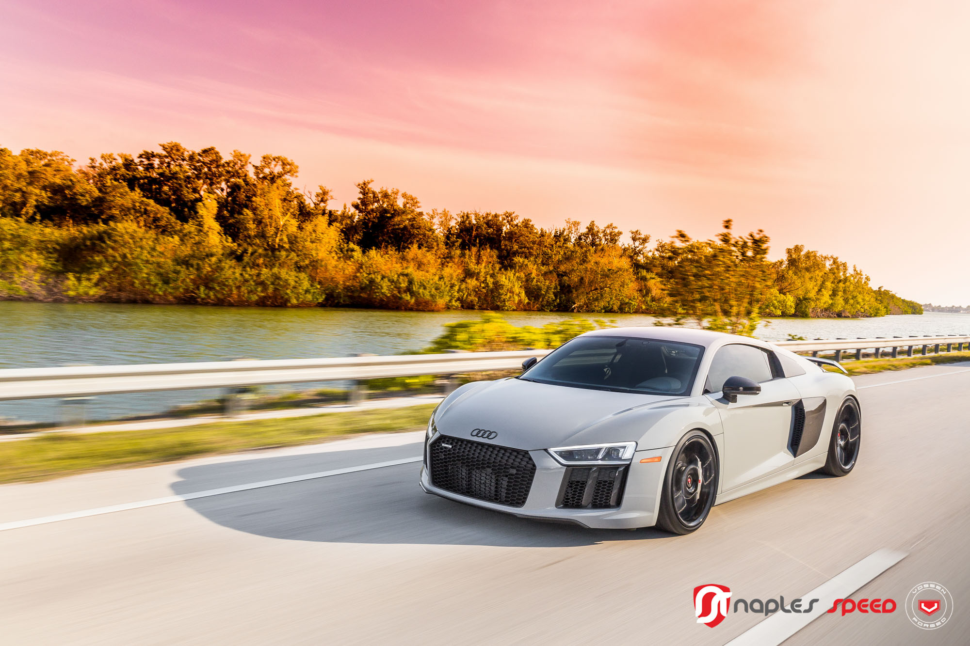 Audi R8 Street Racing - Photo by Vossen